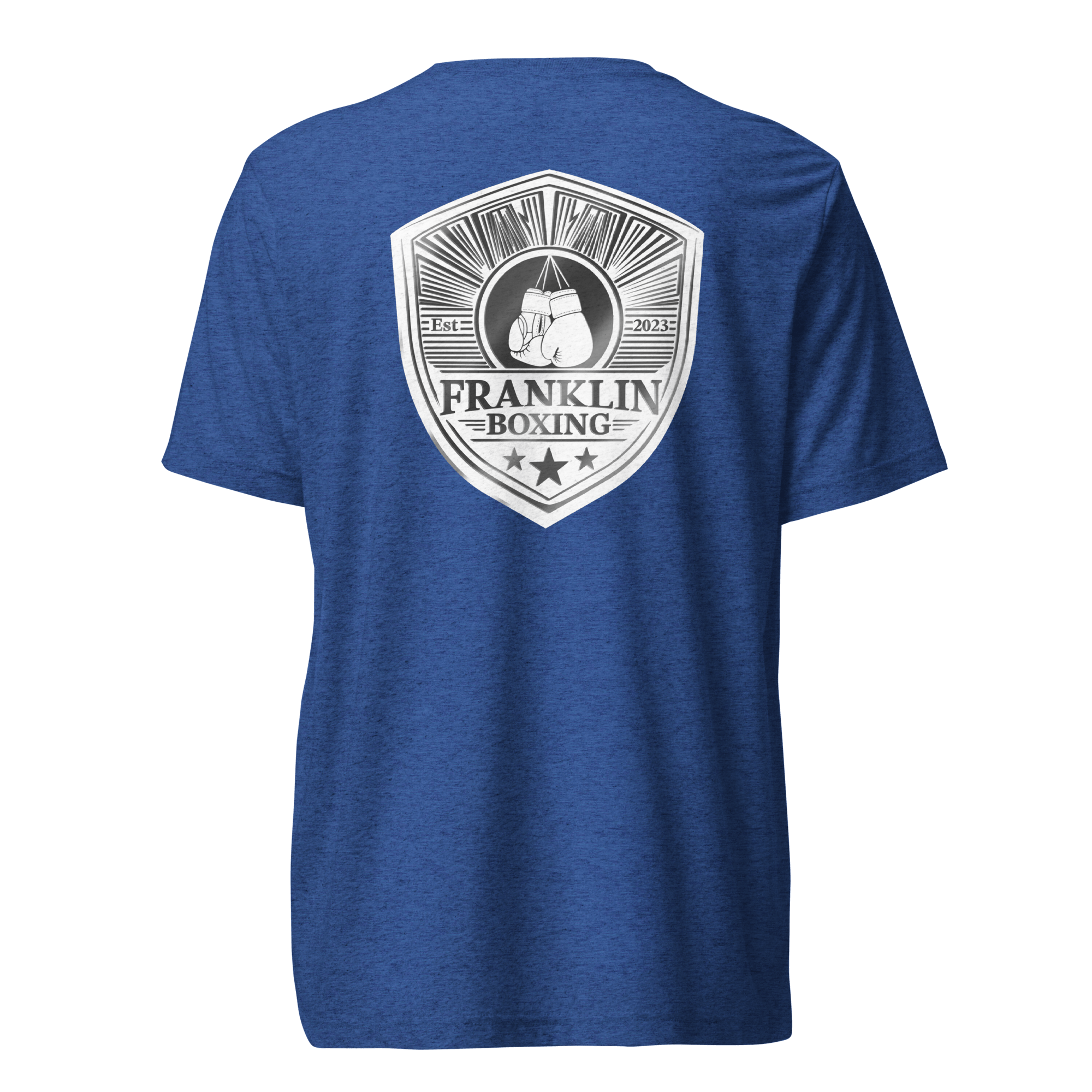 Franklin Boxing | White Performance Shirt Printed Back - Clutch -