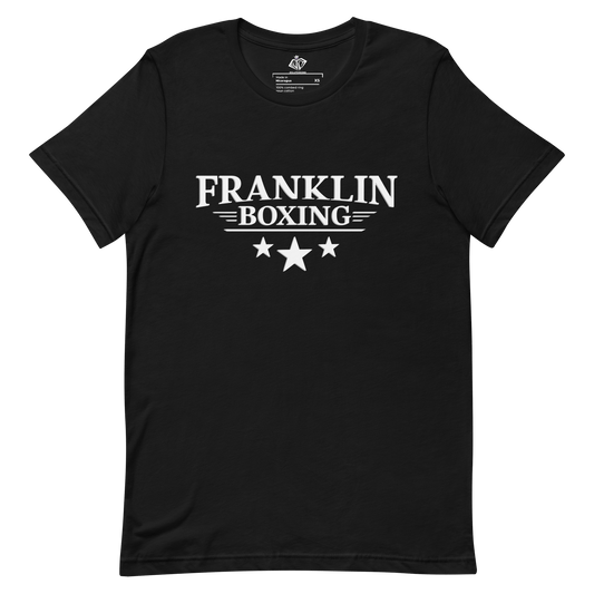 Franklin Boxing | White Staple Cotton Shirt Printed Back - Clutch -