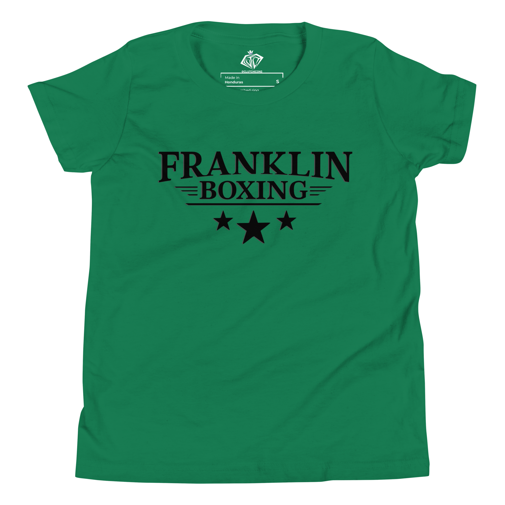 Franklin Boxing | Youth Black Staple Cotton Shirt - Clutch -