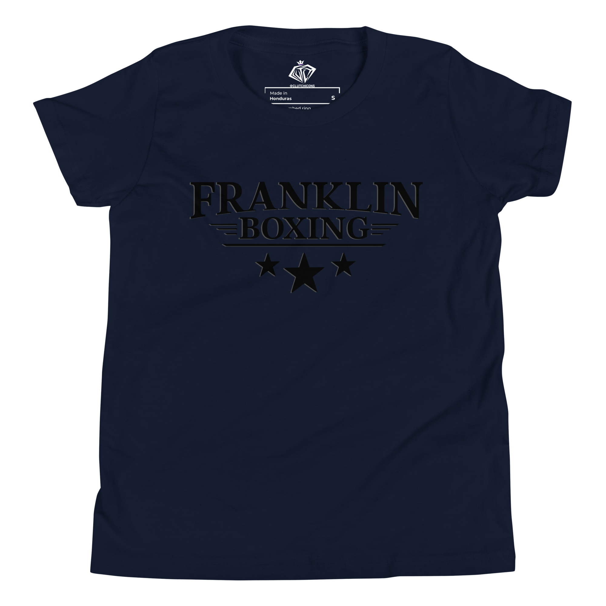 Franklin Boxing | Youth Black Staple Cotton Shirt - Clutch -