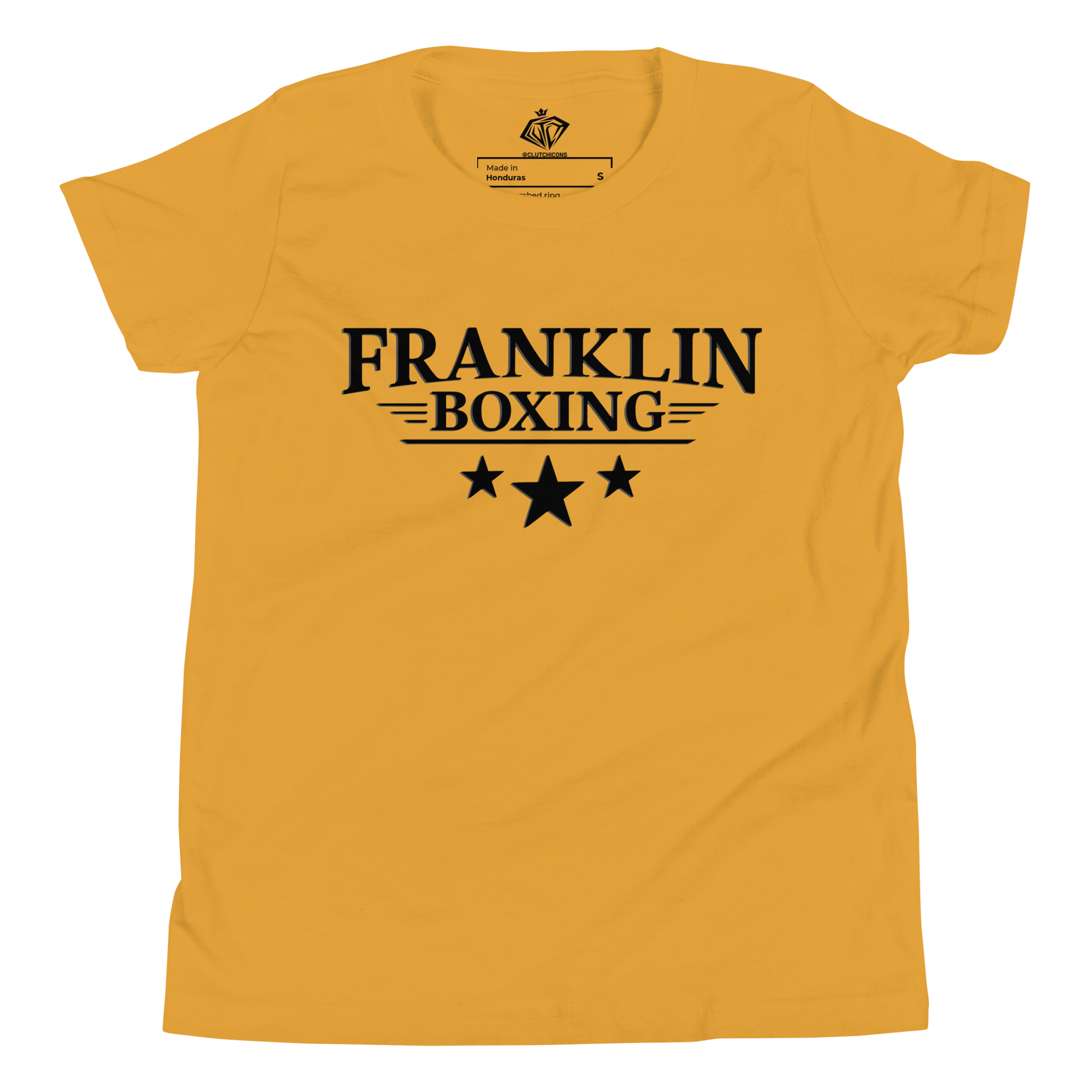 Franklin Boxing | Youth Black Staple Cotton Shirt - Clutch -