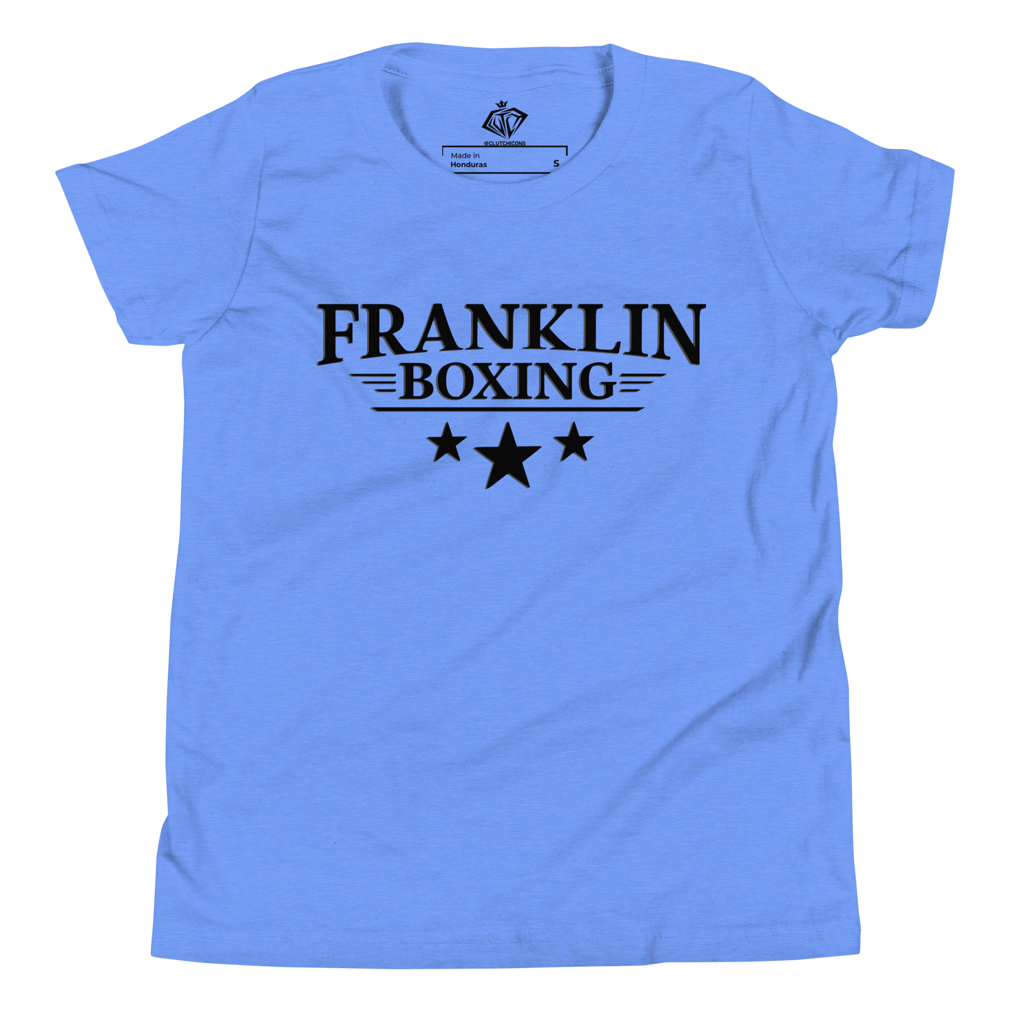 Franklin Boxing | Youth Black Staple Cotton Shirt - Clutch -