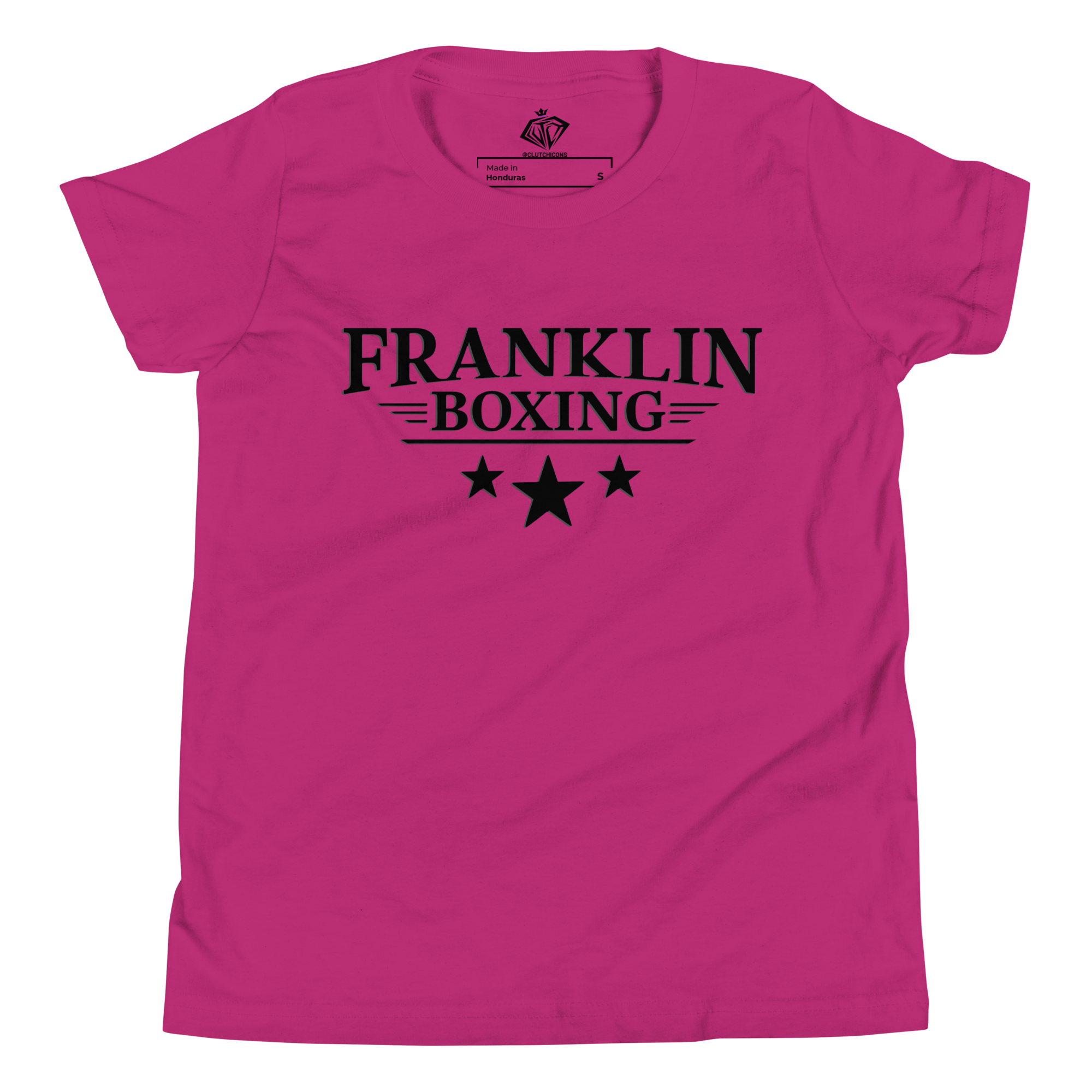 Franklin Boxing | Youth Black Staple Cotton Shirt - Clutch -