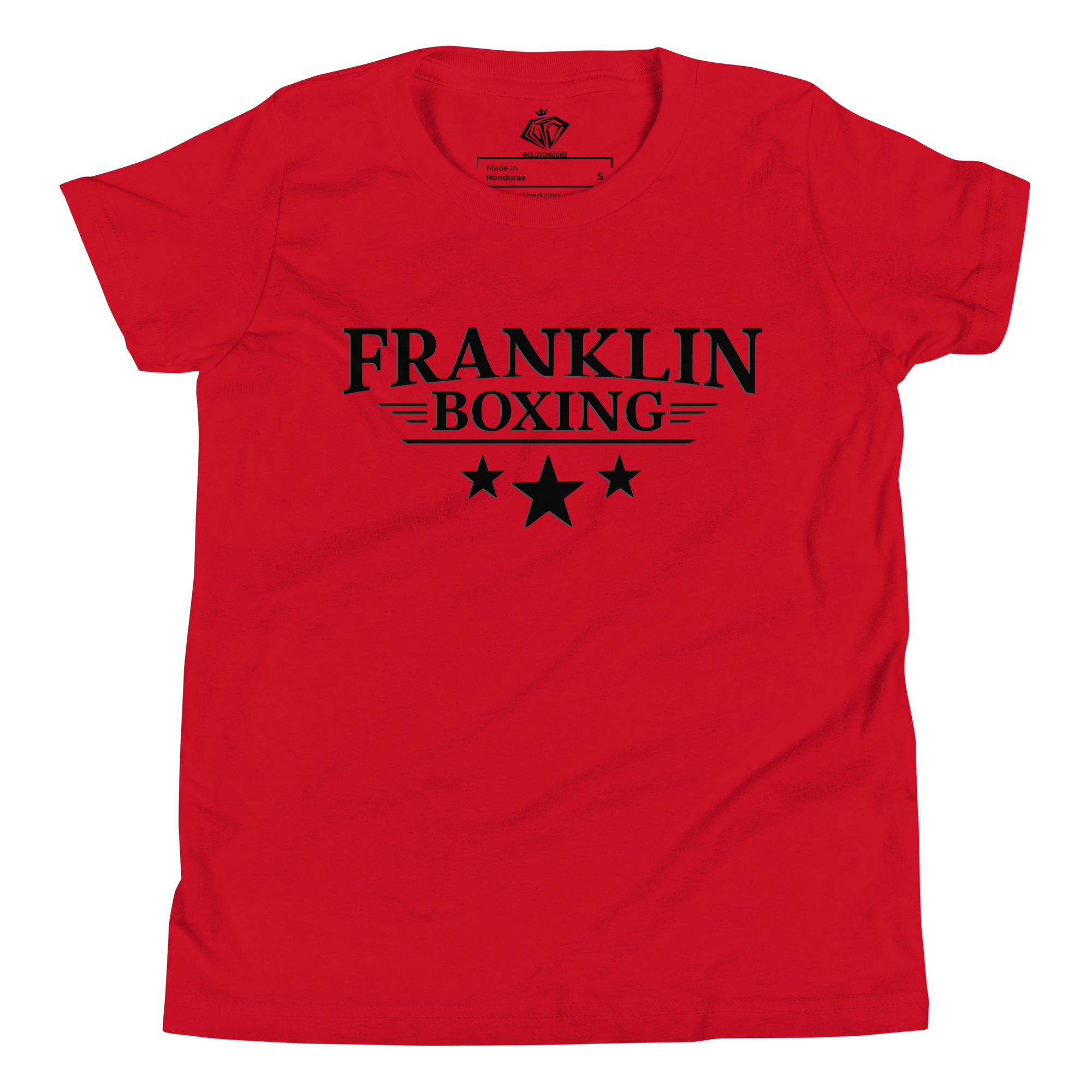 Franklin Boxing | Youth Black Staple Cotton Shirt - Clutch -