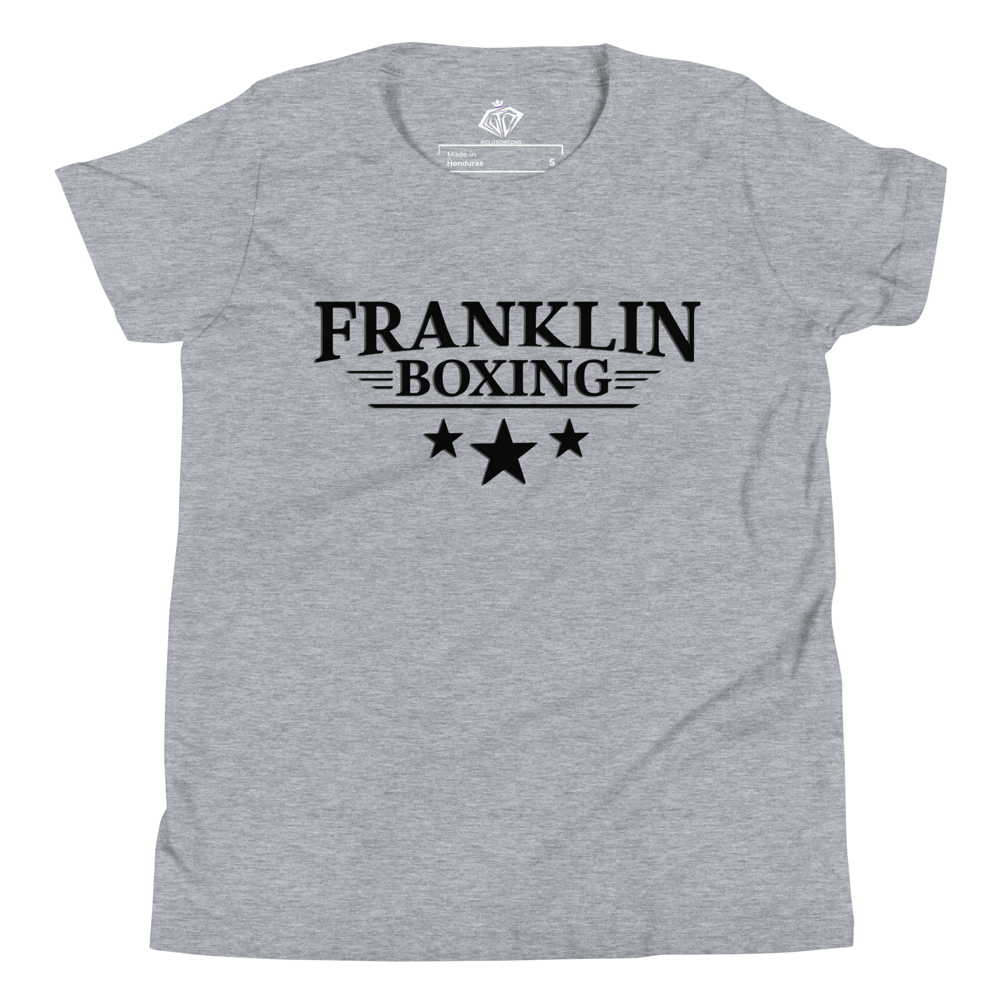 Franklin Boxing | Youth Black Staple Cotton Shirt - Clutch -