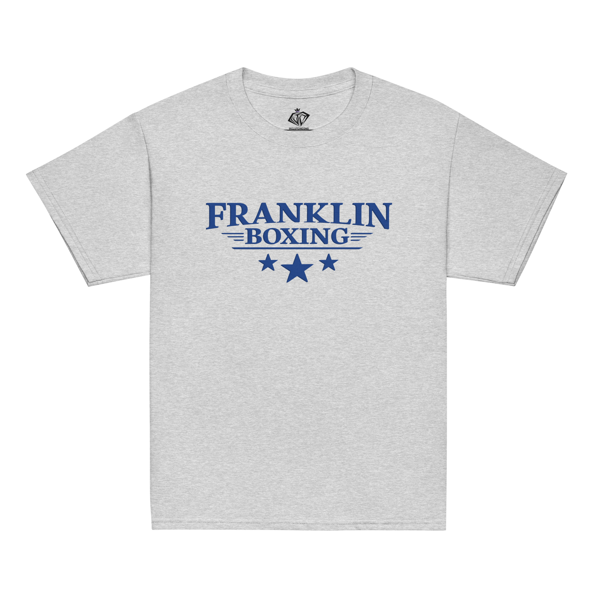 Franklin Boxing | Youth Blue Classic Cotton Shirt - Clutch -