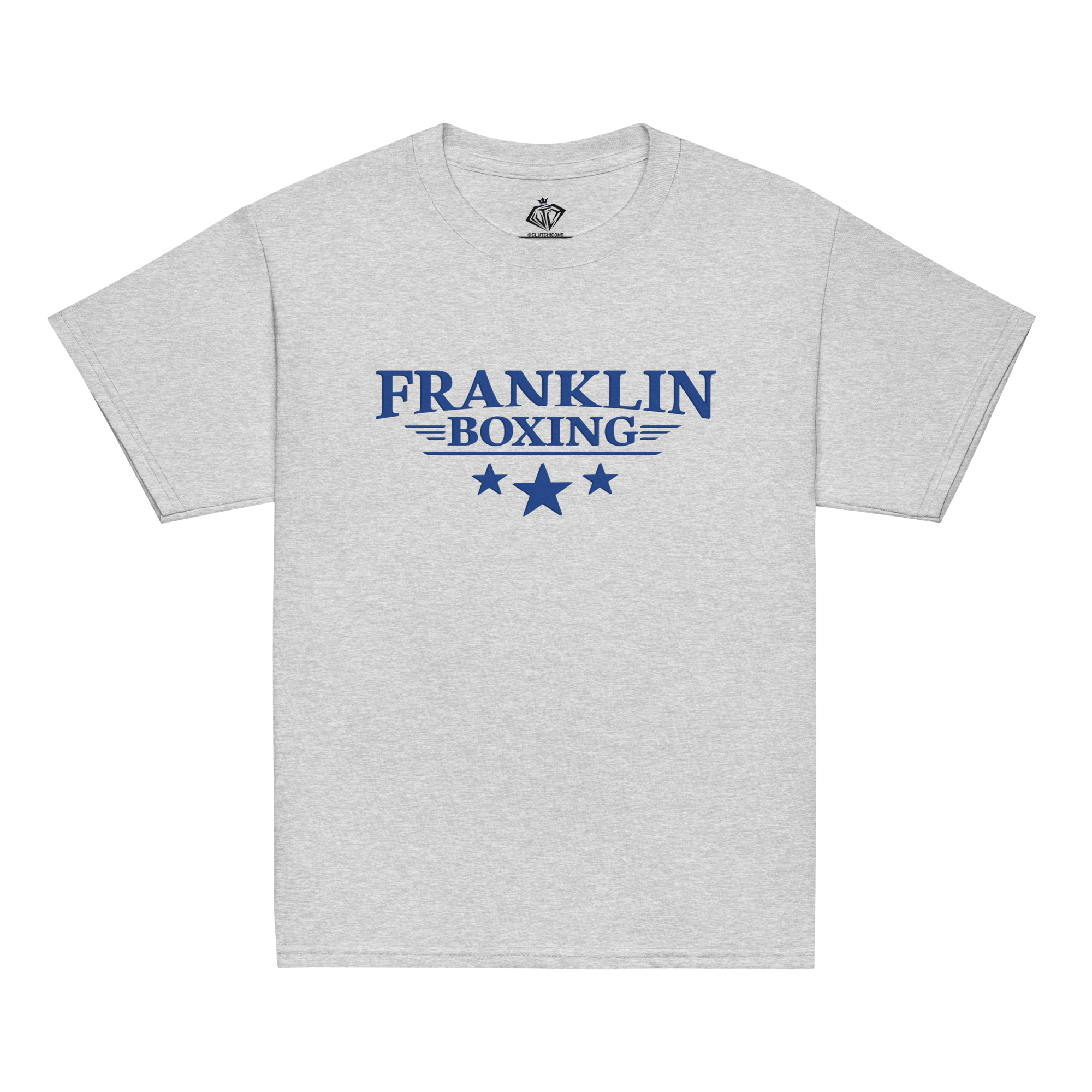 Franklin Boxing | Youth Blue Classic Cotton Shirt - Clutch -