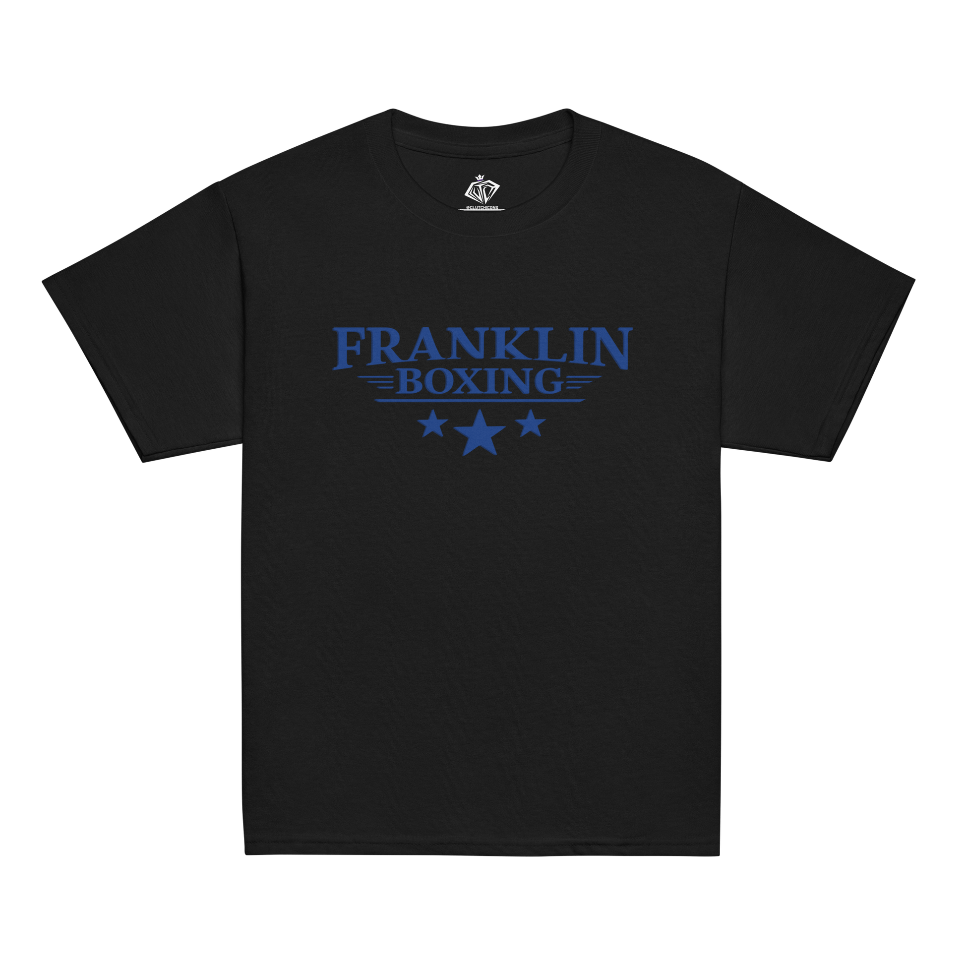 Franklin Boxing | Youth Blue Classic Cotton Shirt - Clutch -