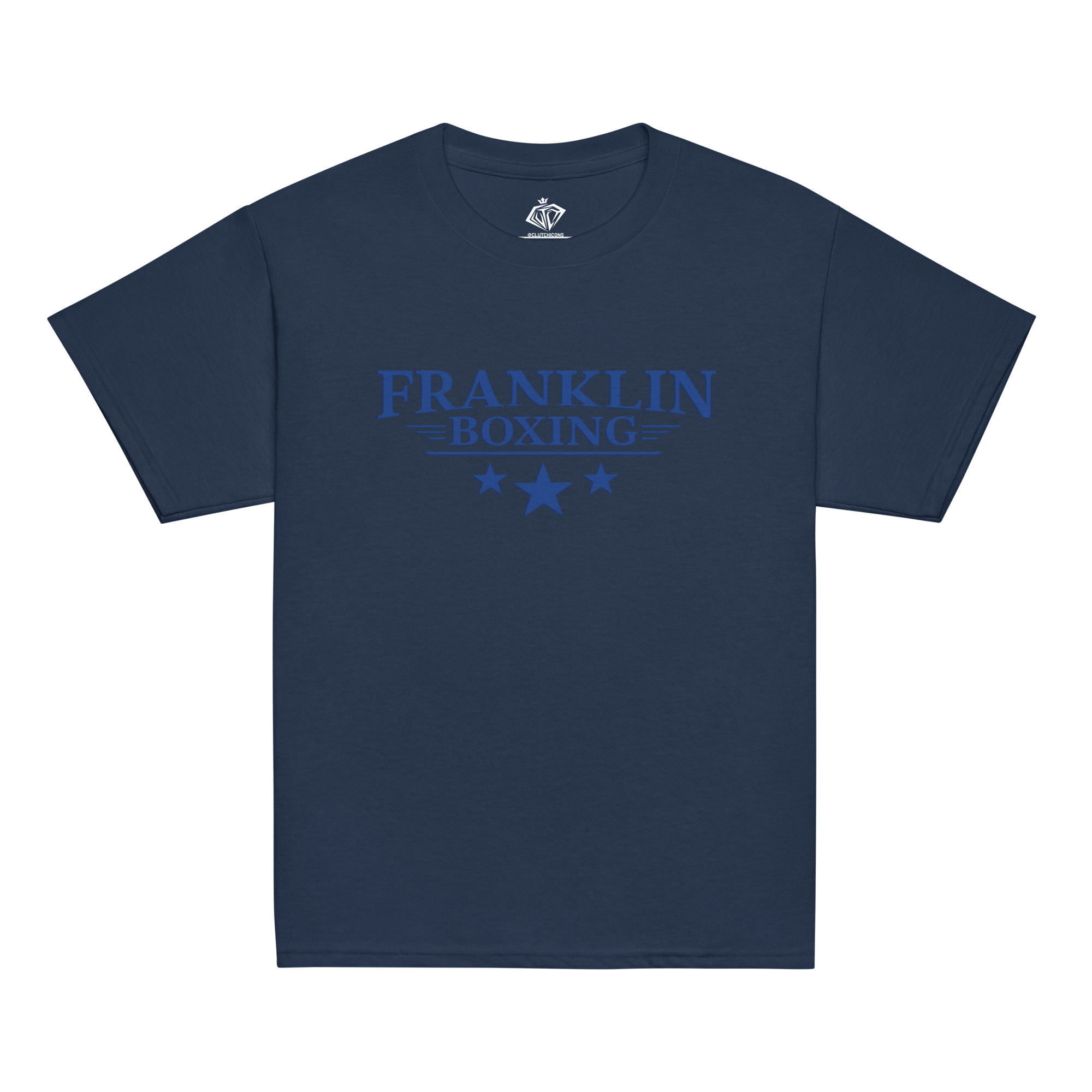 Franklin Boxing | Youth Blue Classic Cotton Shirt - Clutch -