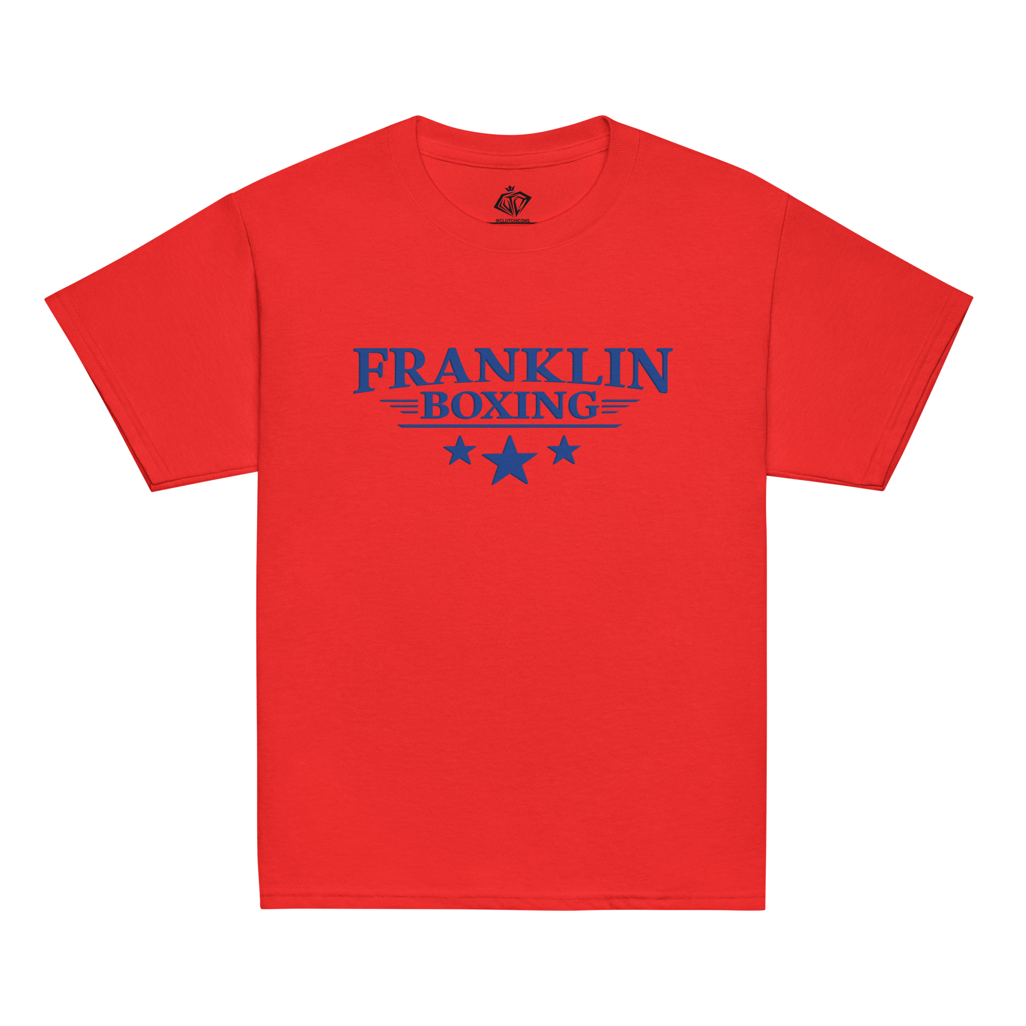 Franklin Boxing | Youth Blue Classic Cotton Shirt - Clutch -