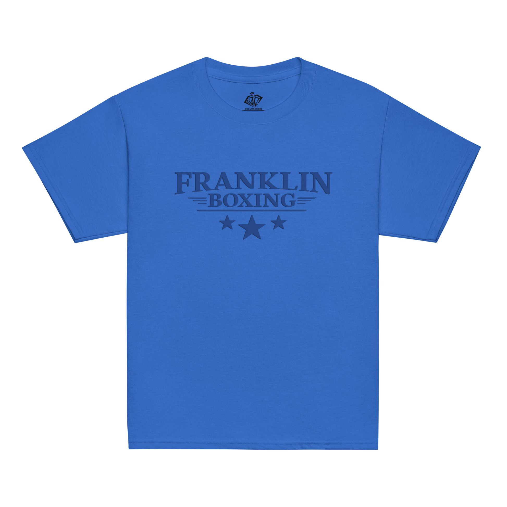 Franklin Boxing | Youth Blue Classic Cotton Shirt - Clutch -