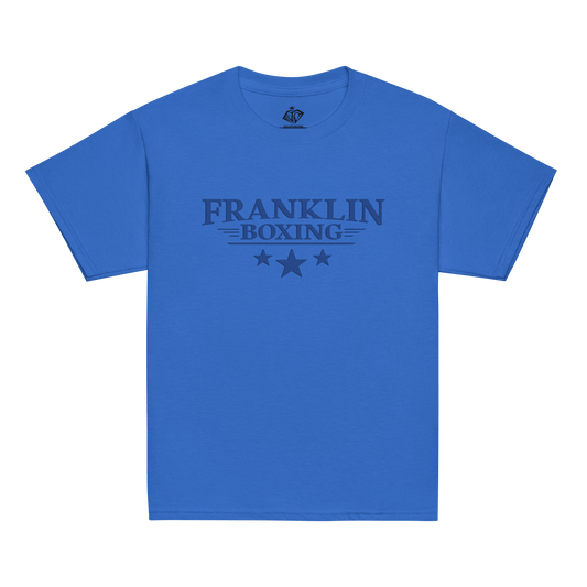 Franklin Boxing | Youth Blue Classic Cotton Shirt - Clutch -