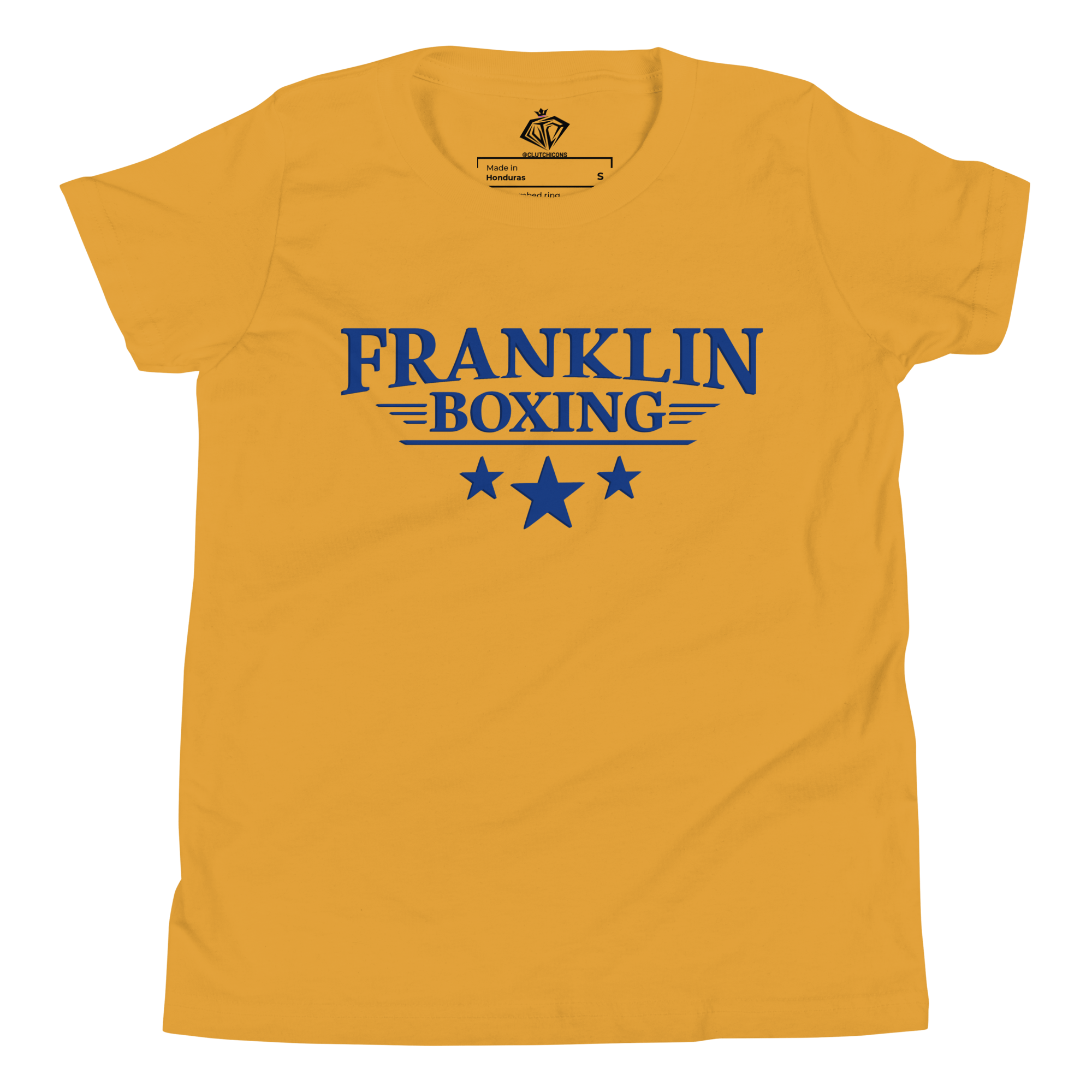 Franklin Boxing | Youth Blue Staple Cotton Shirt - Clutch -