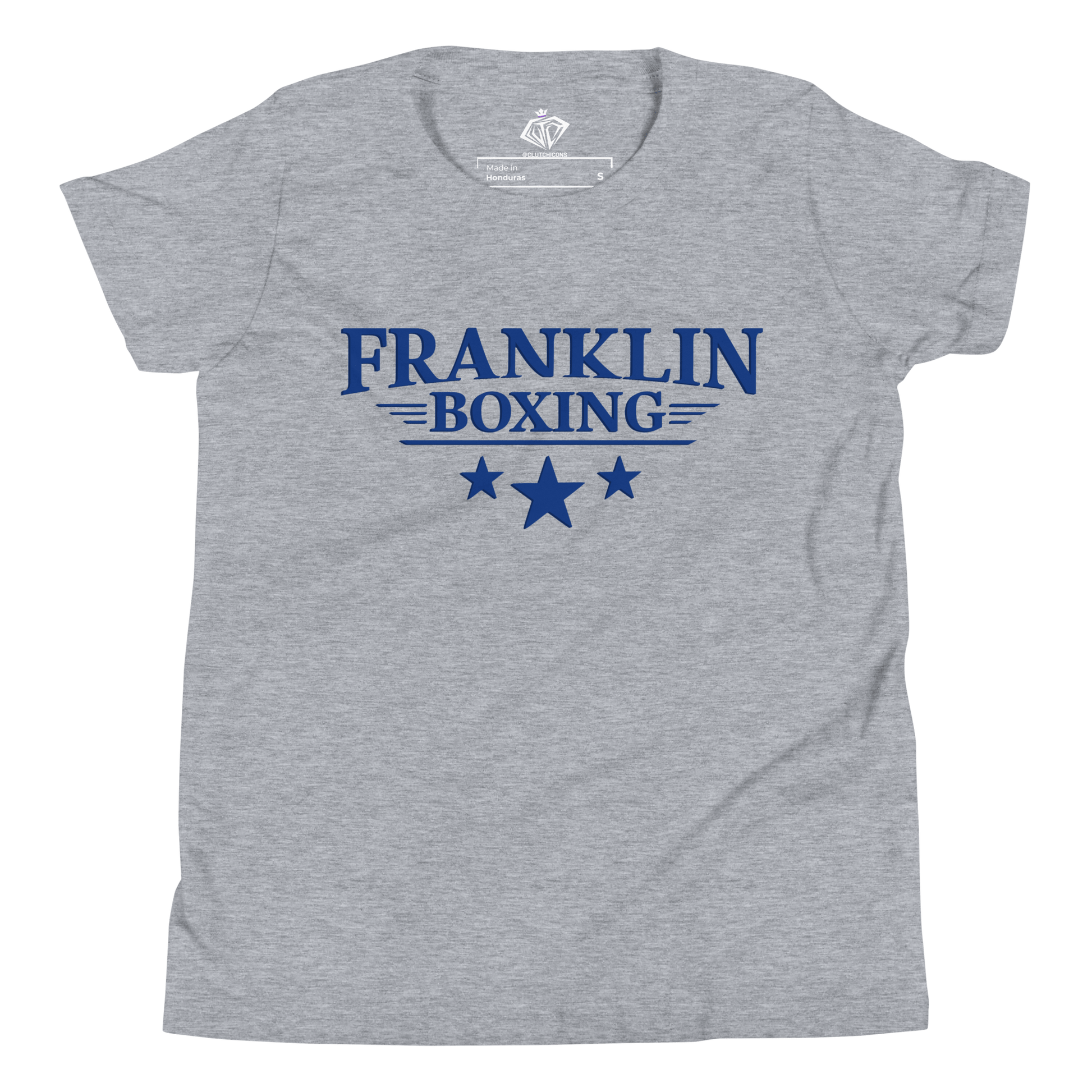 Franklin Boxing | Youth Blue Staple Cotton Shirt - Clutch -