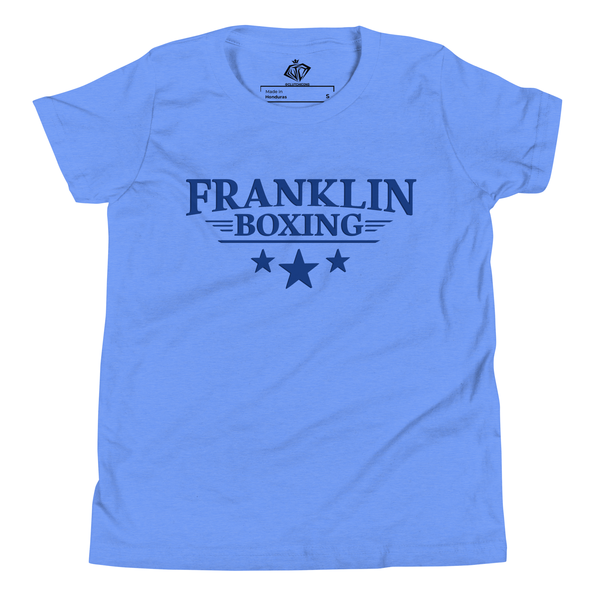 Franklin Boxing | Youth Blue Staple Cotton Shirt - Clutch -