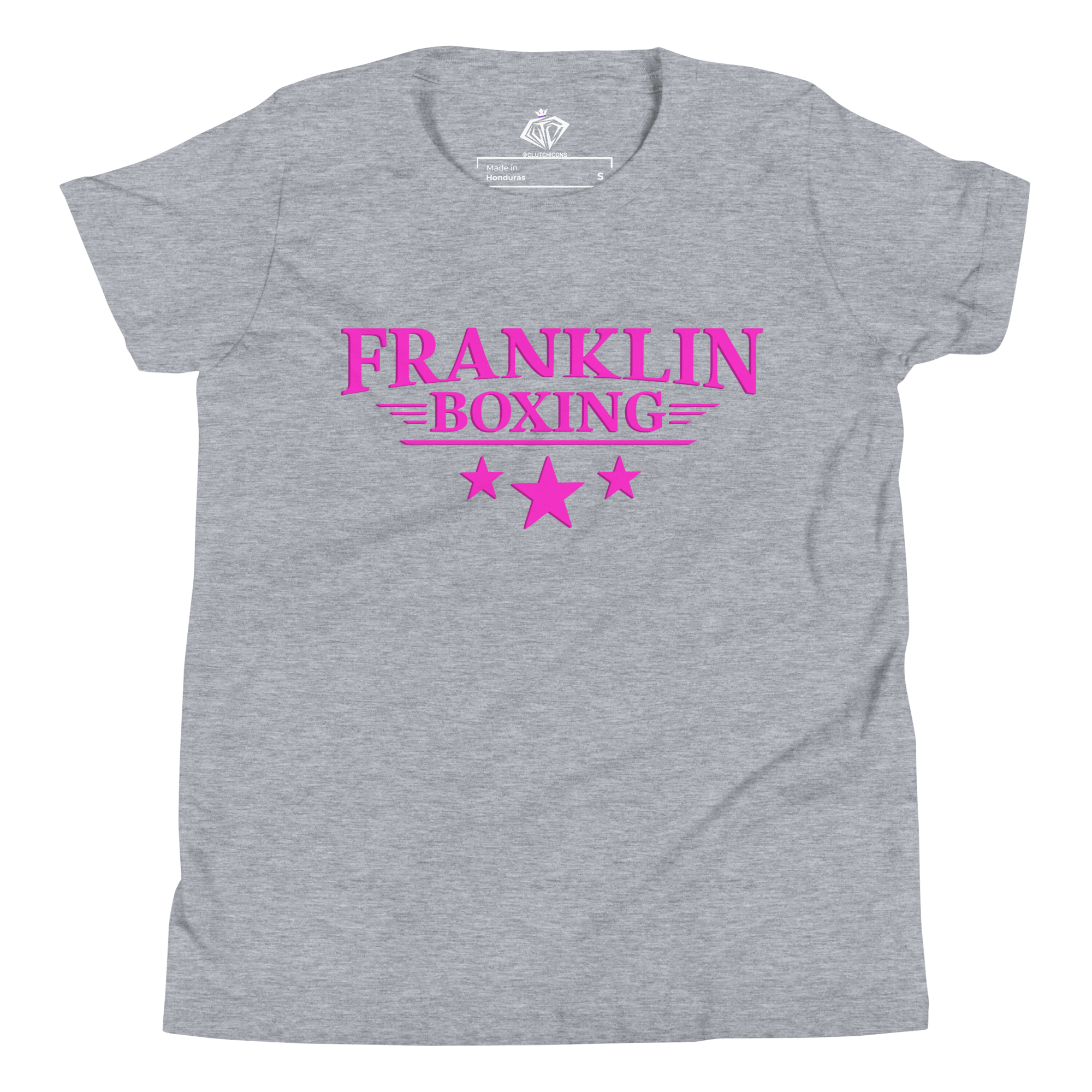 Franklin Boxing | Youth Pink Staple Cotton Shirt - Clutch -