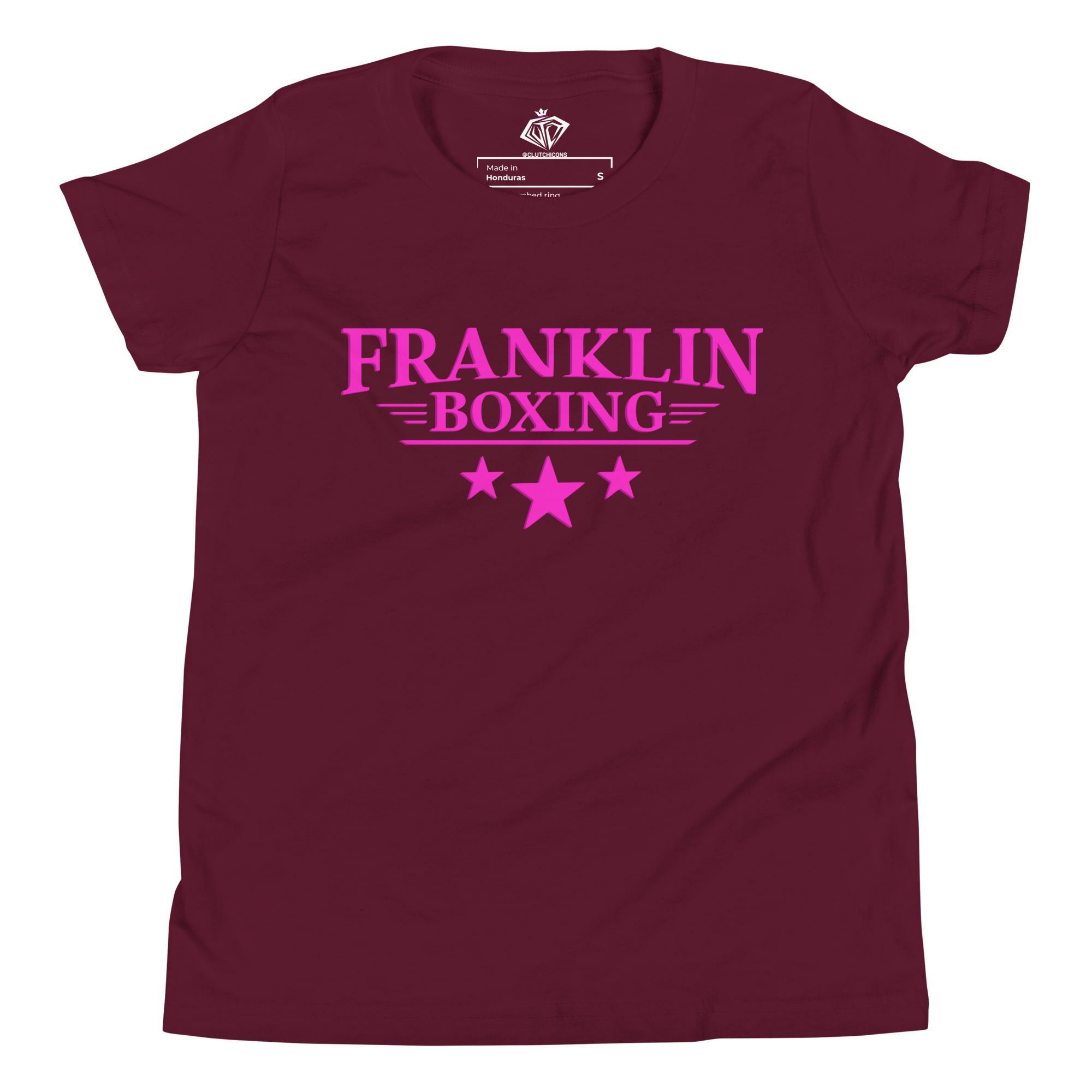 Franklin Boxing | Youth Pink Staple Cotton Shirt - Clutch -