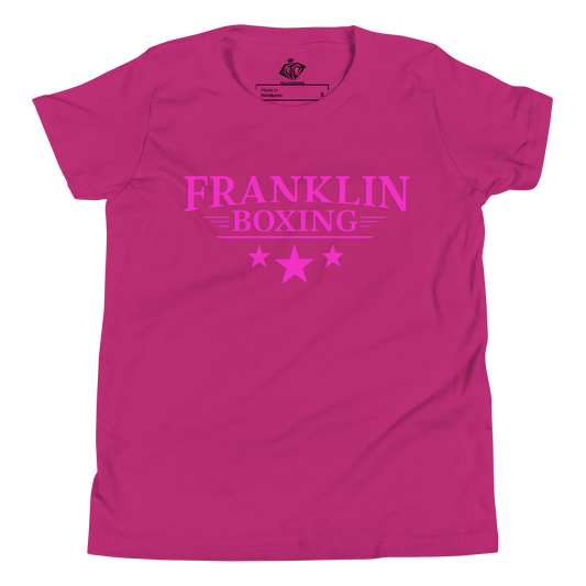 Franklin Boxing | Youth Pink Staple Cotton Shirt - Clutch -