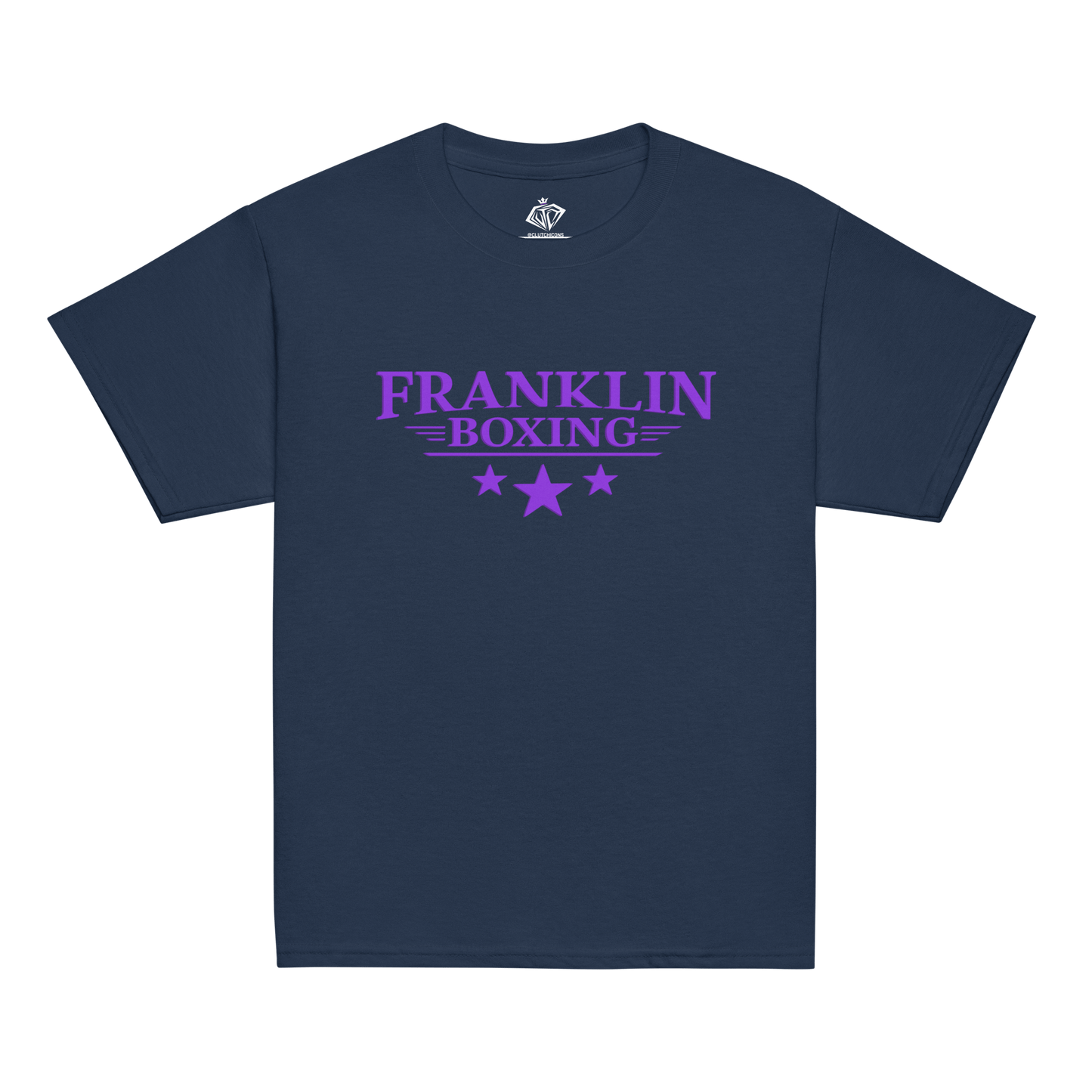 Franklin Boxing | Youth Purple Classic Cotton Shirt - Clutch -