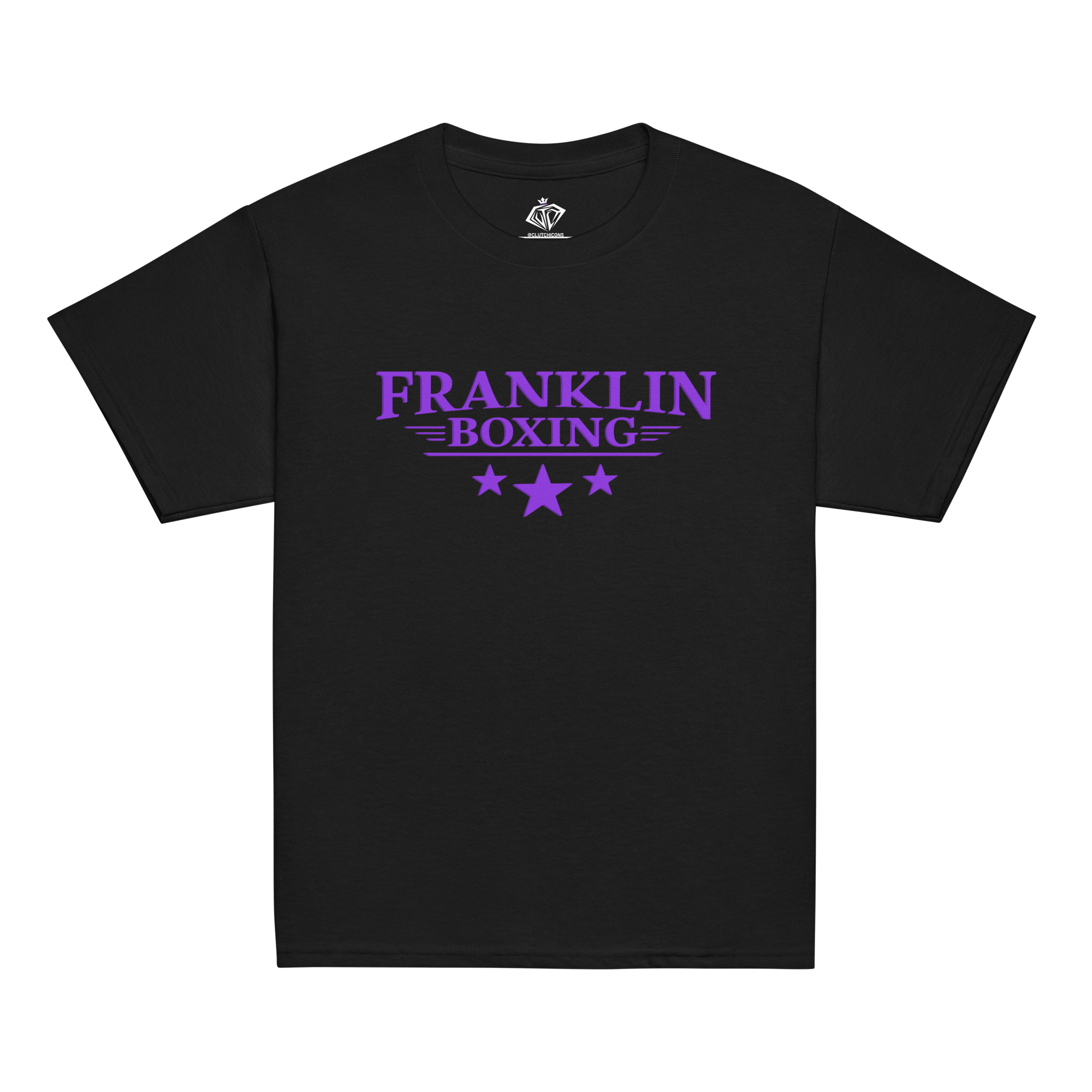 Franklin Boxing | Youth Purple Classic Cotton Shirt - Clutch -