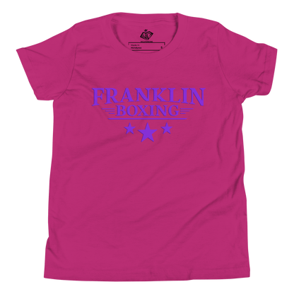 Franklin Boxing | Youth Purple Staple Cotton Shirt - Clutch -