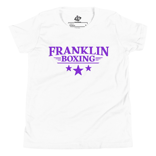 Franklin Boxing | Youth Purple Staple Cotton Shirt - Clutch -