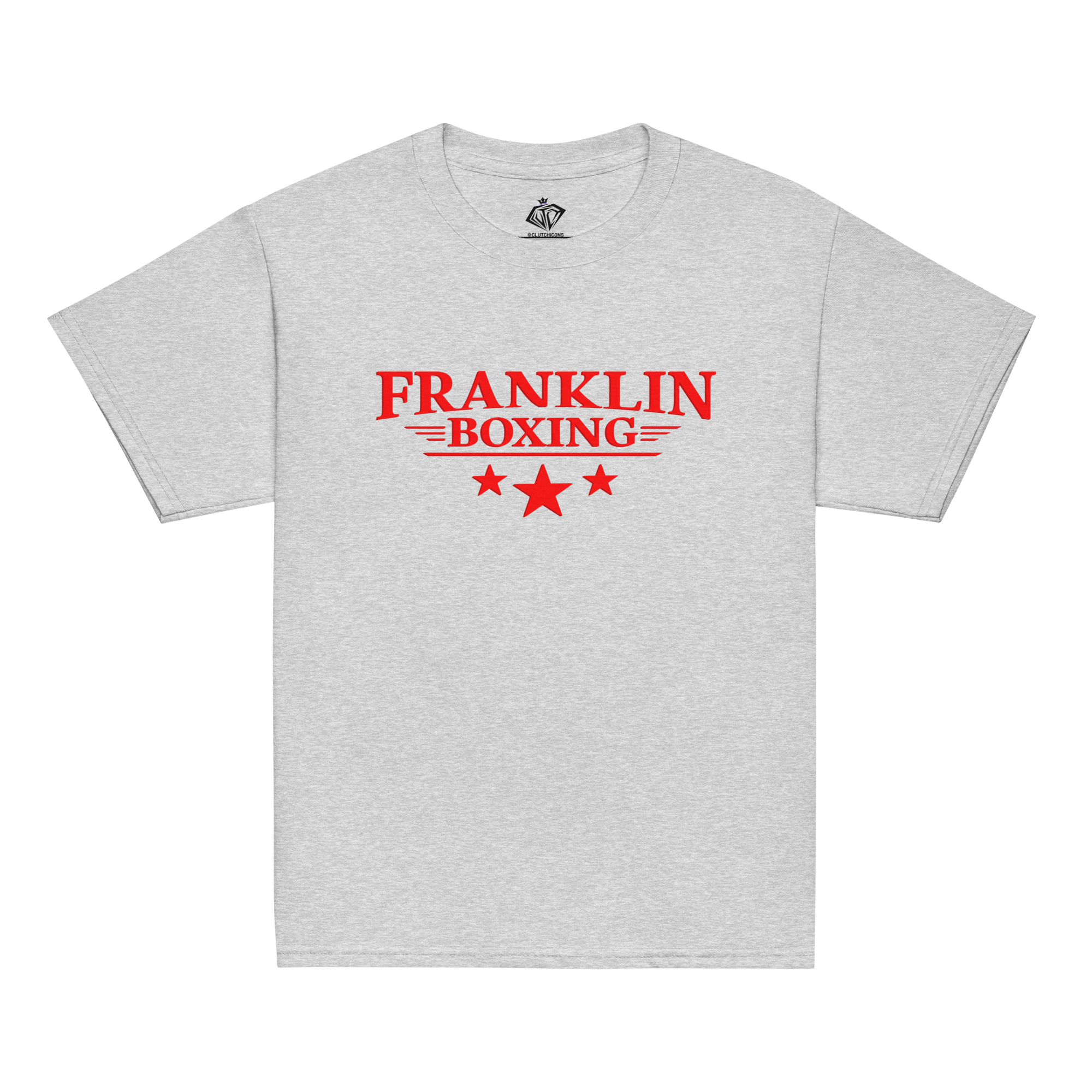 Franklin Boxing | Youth Red Classic Cotton Shirt - Clutch -