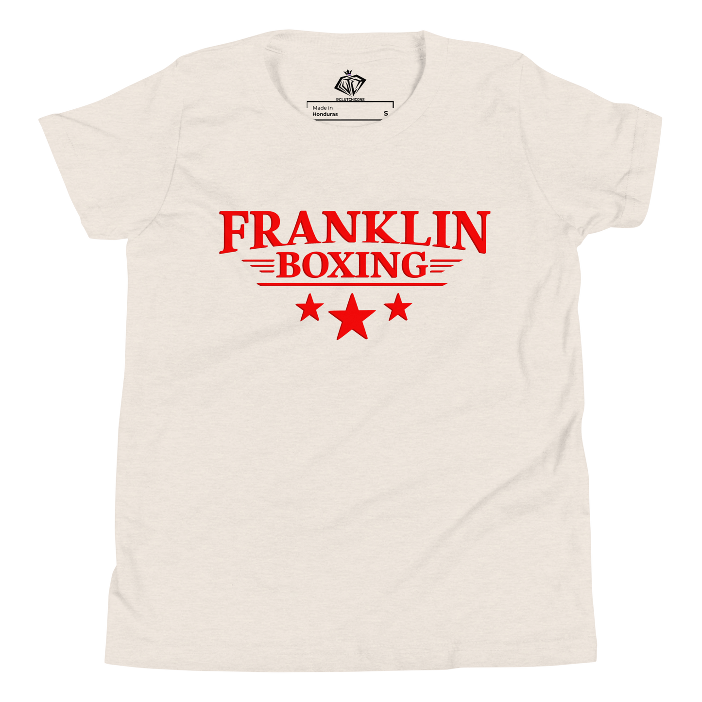 Franklin Boxing | Youth Red Staple Cotton Shirt - Clutch -