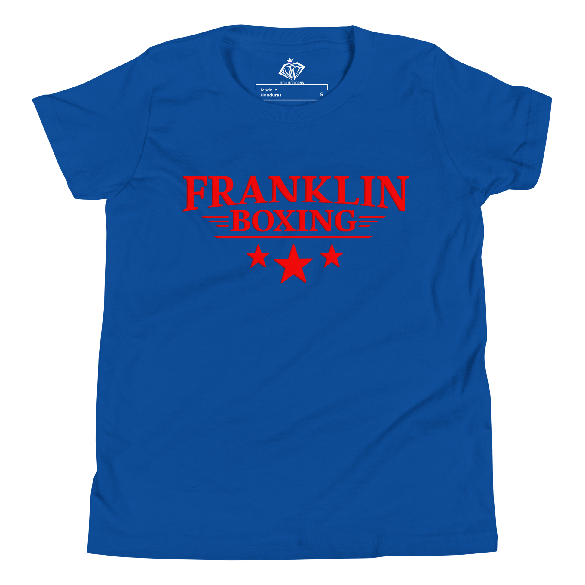 Franklin Boxing | Youth Red Staple Cotton Shirt - Clutch -