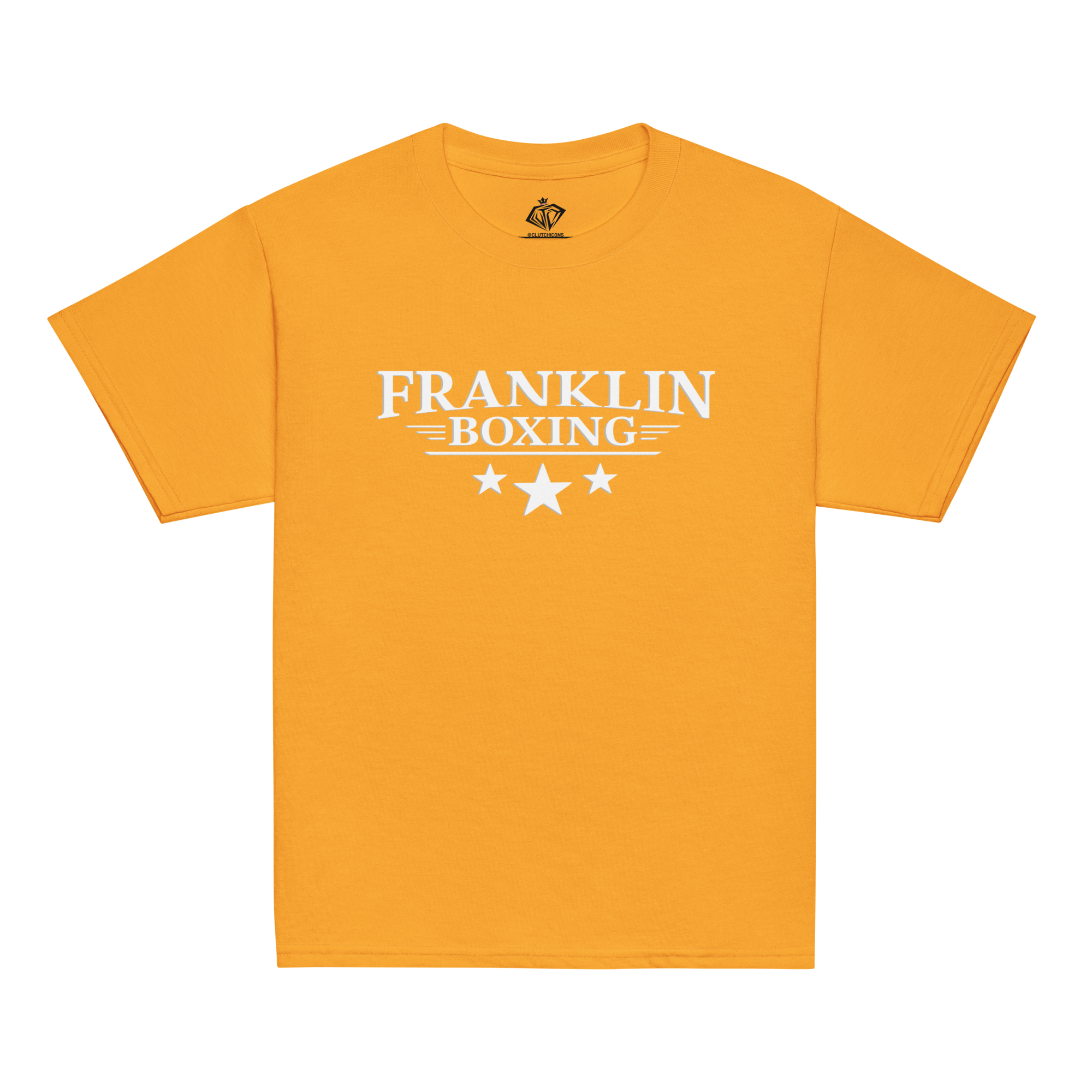 Franklin Boxing | Youth White Classic Cotton Shirt - Clutch - Clothing