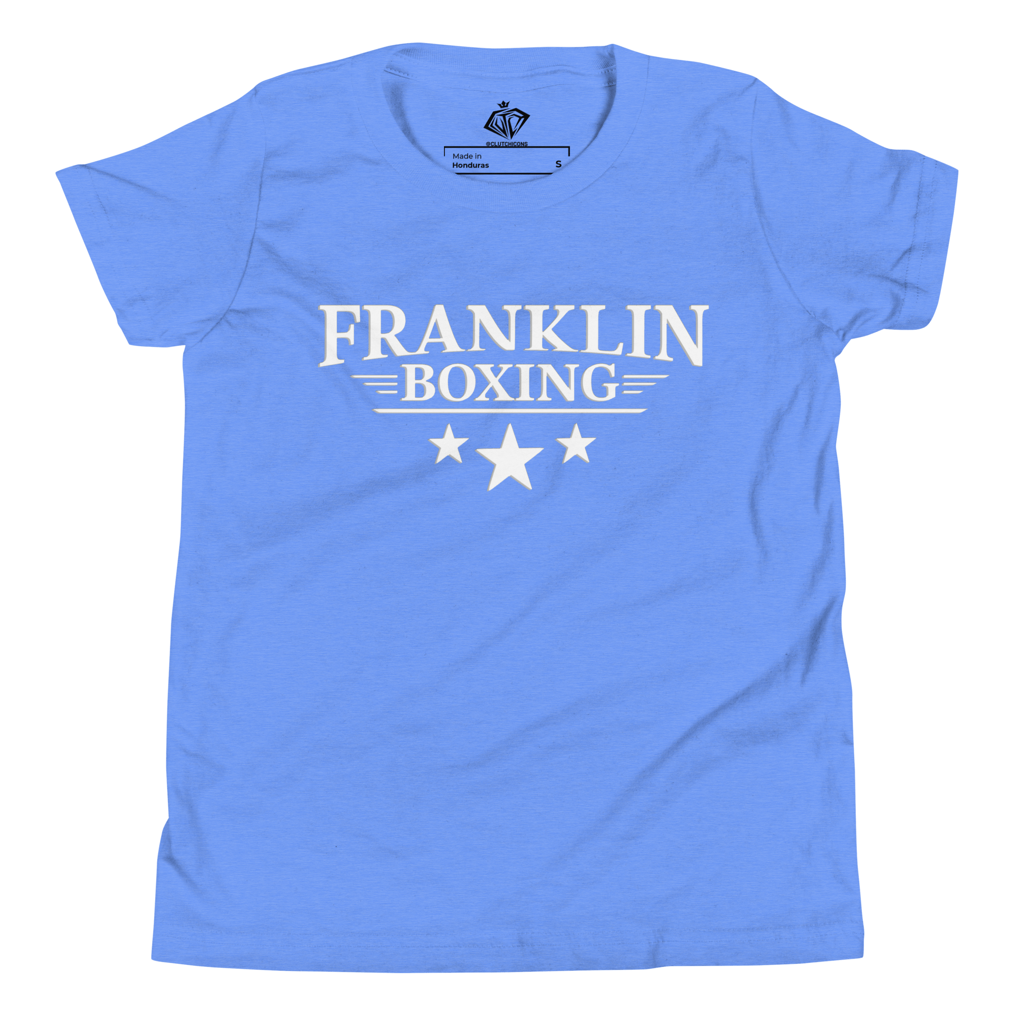 Franklin Boxing | Youth White Staple Cotton Shirt - Clutch -