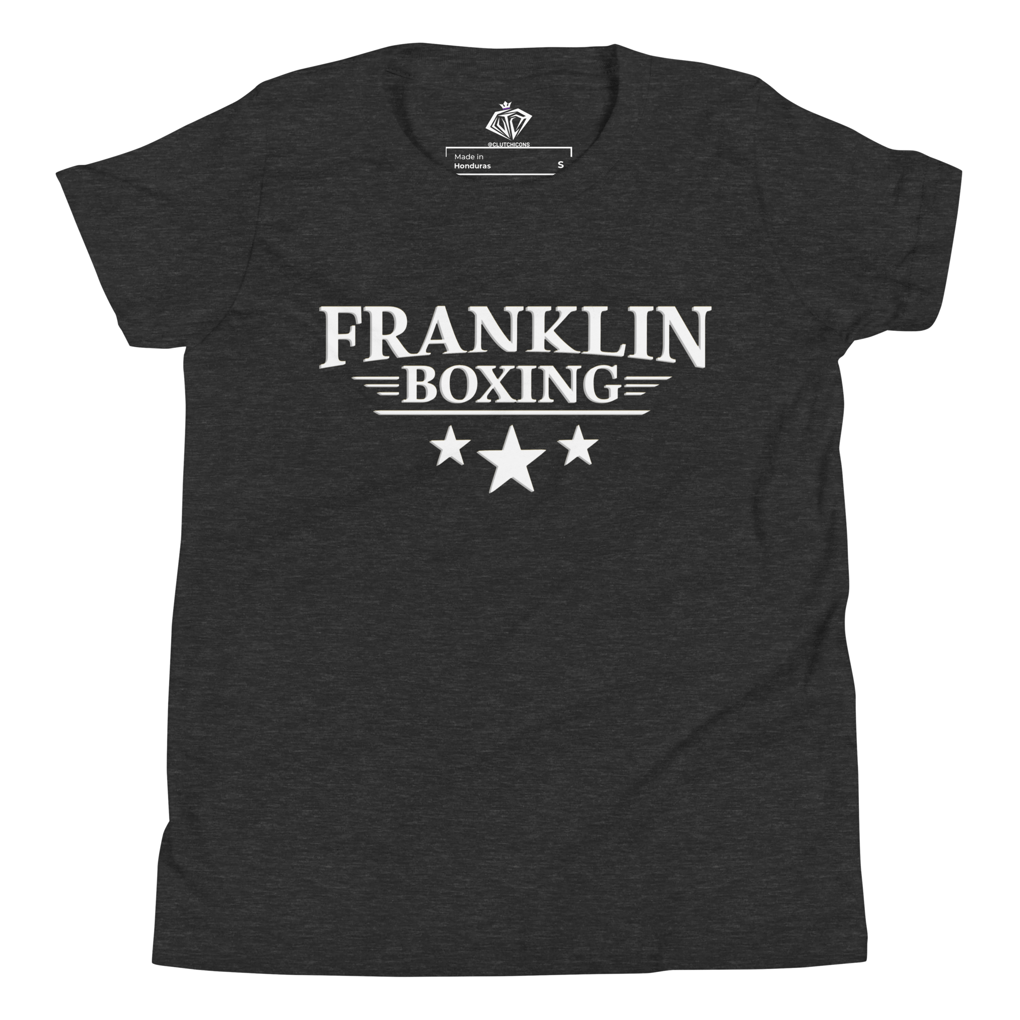 Franklin Boxing | Youth White Staple Cotton Shirt - Clutch -