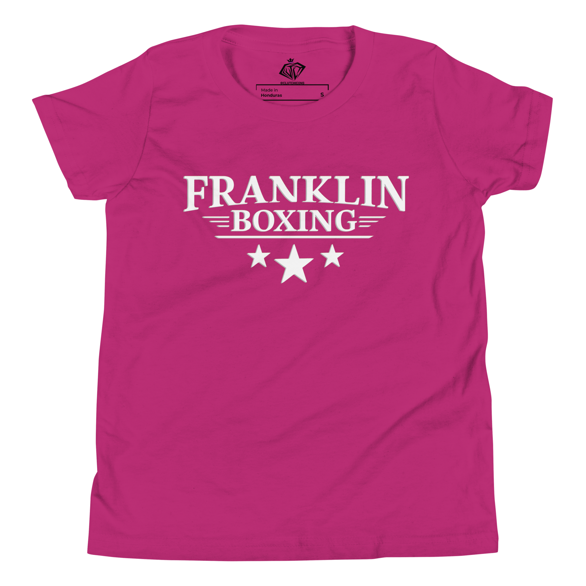 Franklin Boxing | Youth White Staple Cotton Shirt - Clutch -