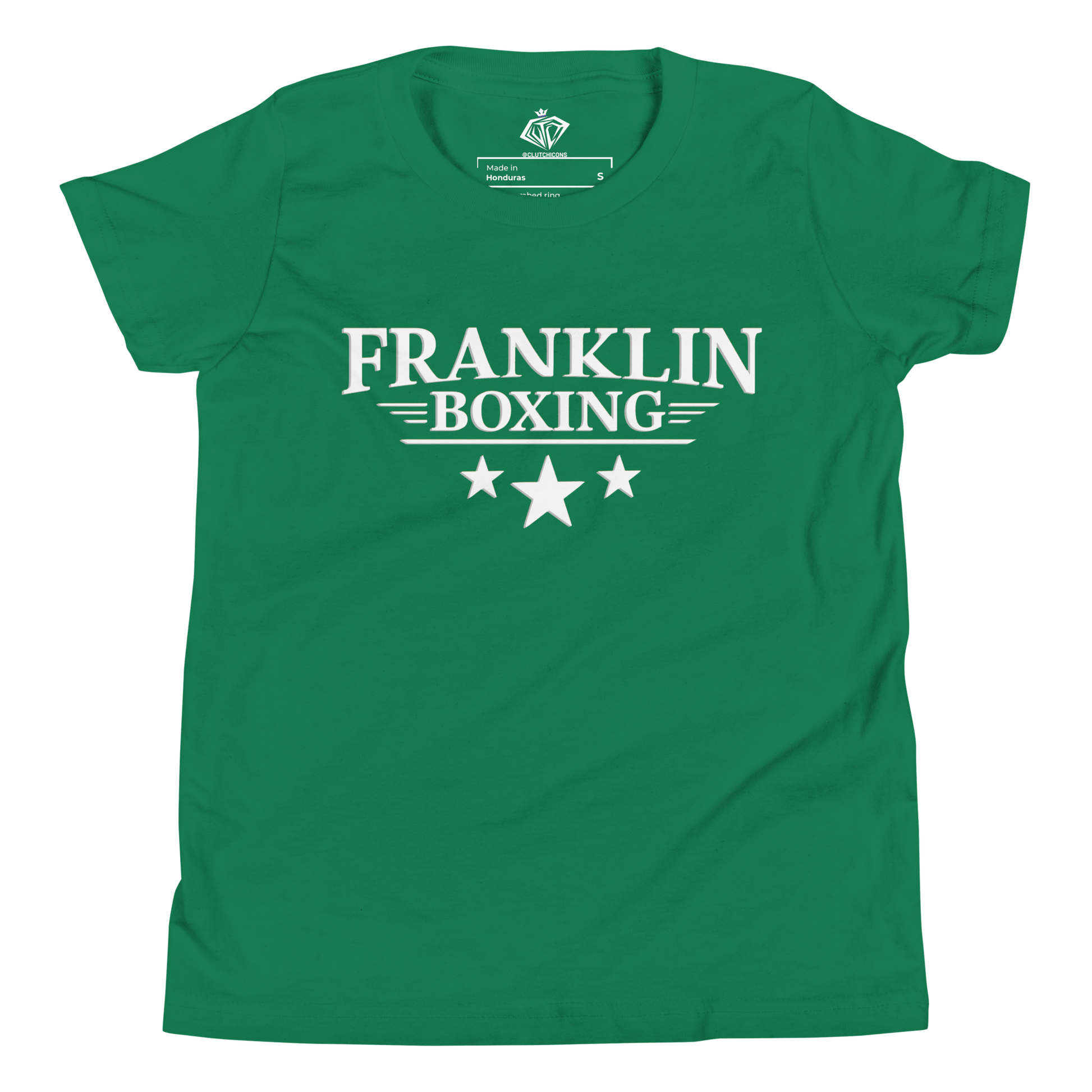 Franklin Boxing | Youth White Staple Cotton Shirt - Clutch -
