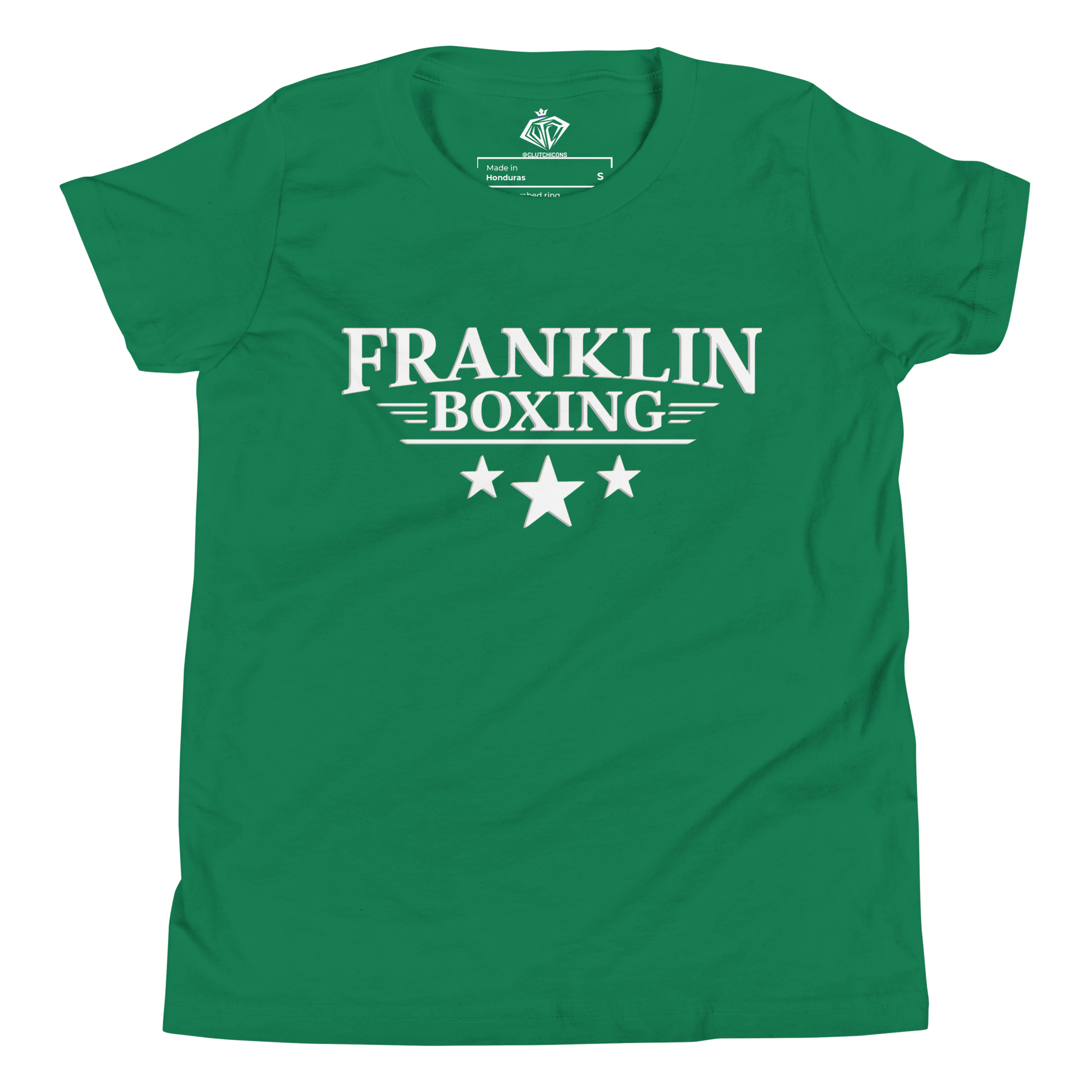 Franklin Boxing | Youth White Staple Cotton Shirt - Clutch -