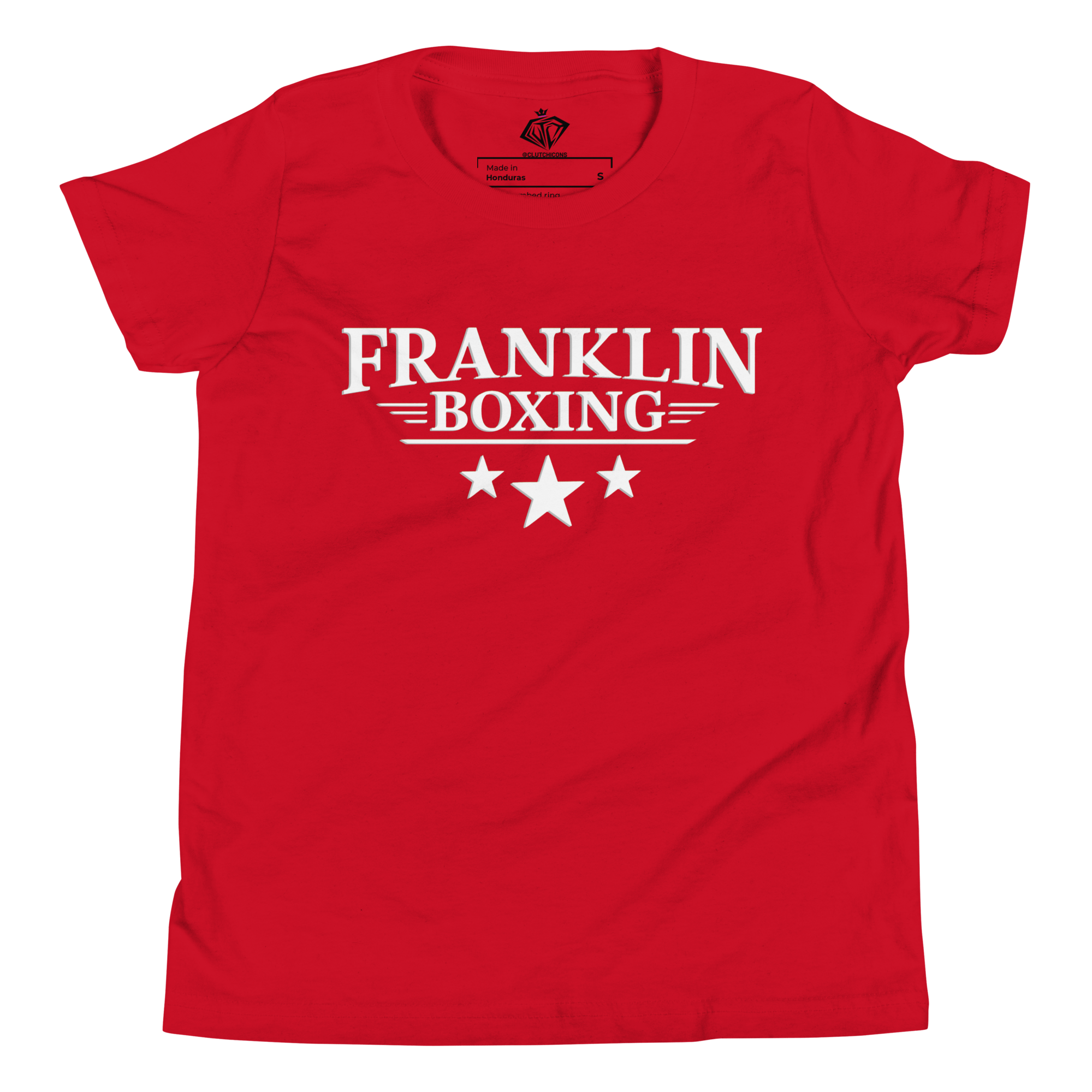 Franklin Boxing | Youth White Staple Cotton Shirt - Clutch -