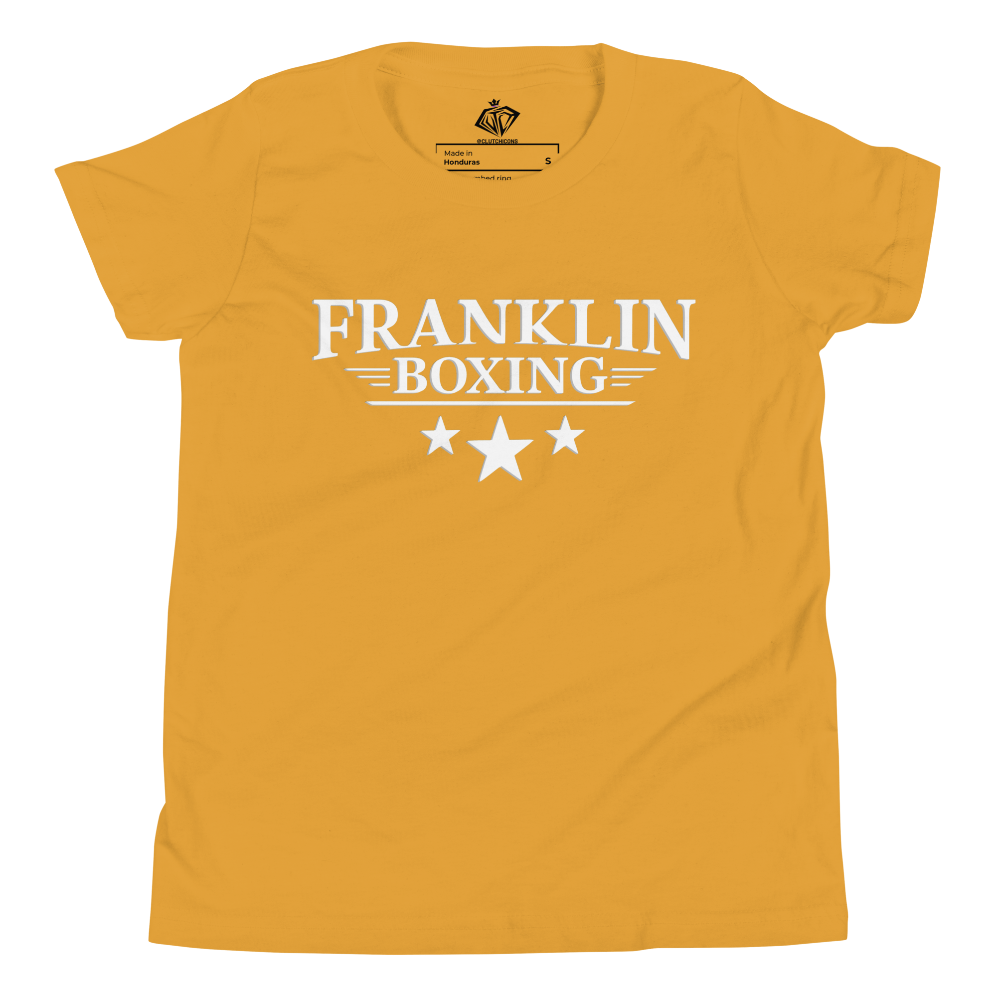 Franklin Boxing | Youth White Staple Cotton Shirt - Clutch -