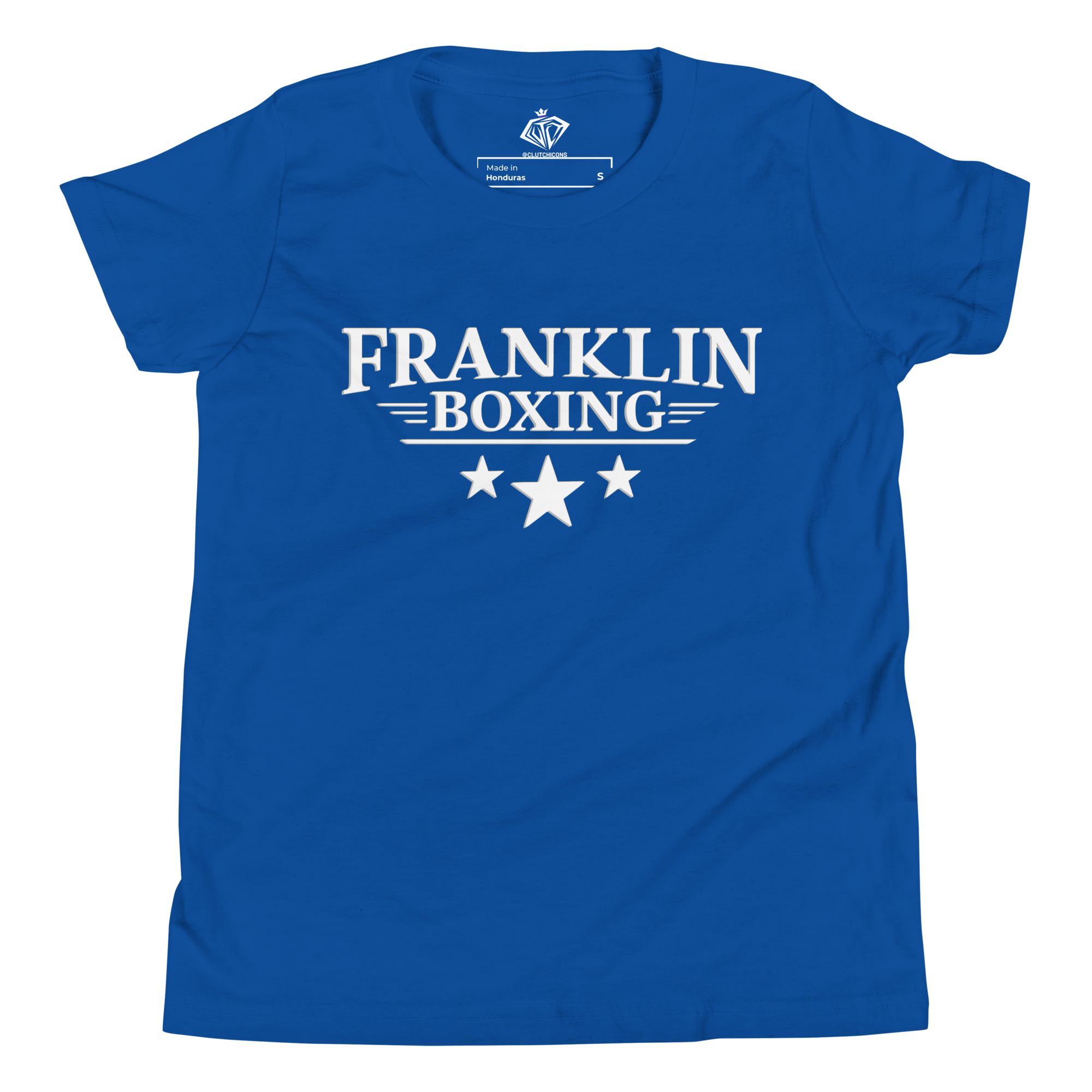 Franklin Boxing | Youth White Staple Cotton Shirt - Clutch -