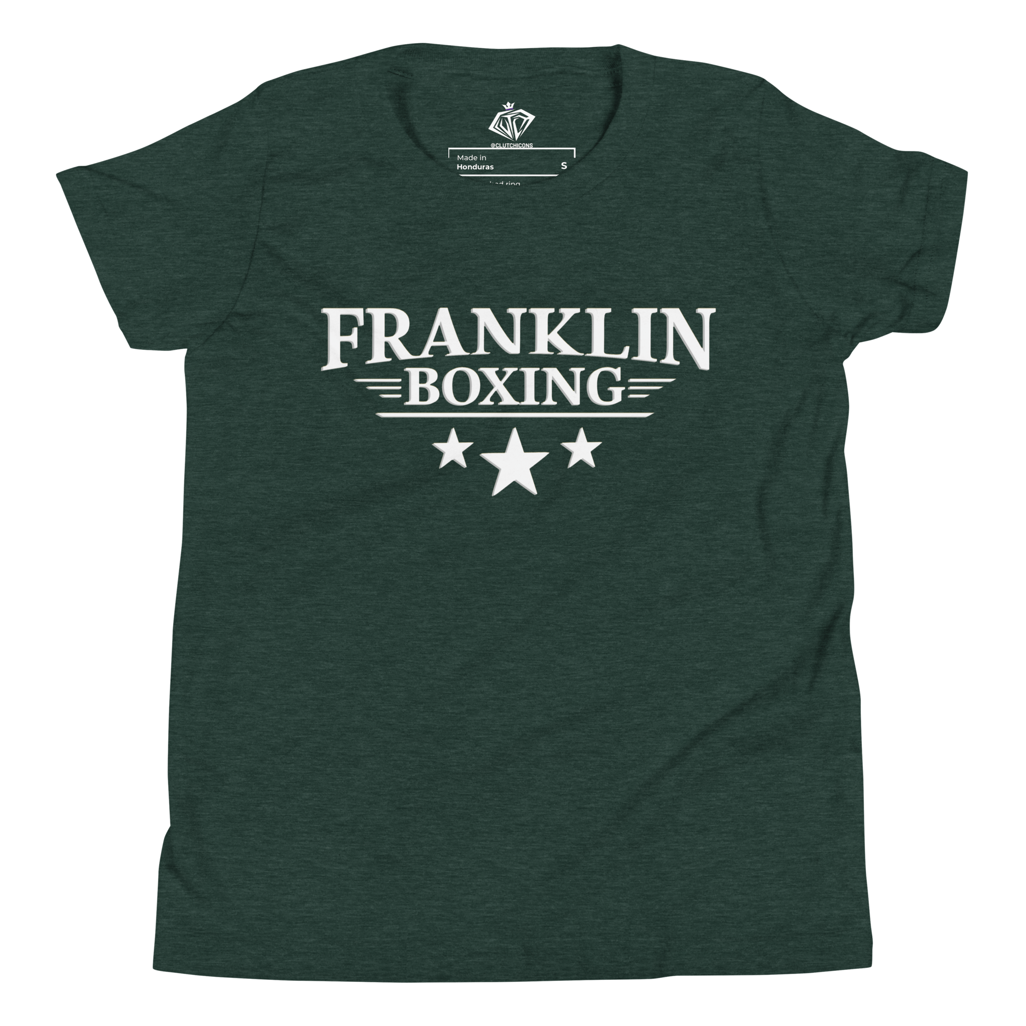 Franklin Boxing | Youth White Staple Cotton Shirt - Clutch -