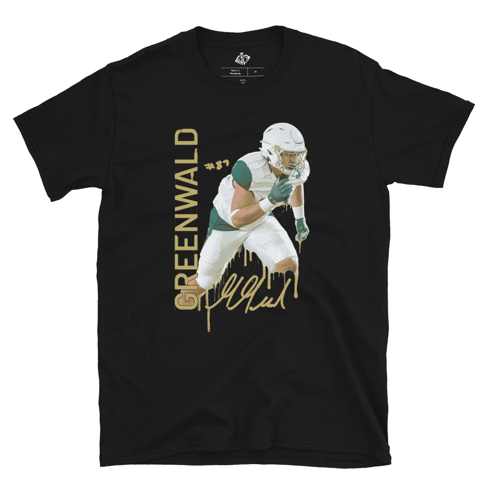 Gunnar Greenwald | Mural Front Print T-shirt - Clutch - Clothing