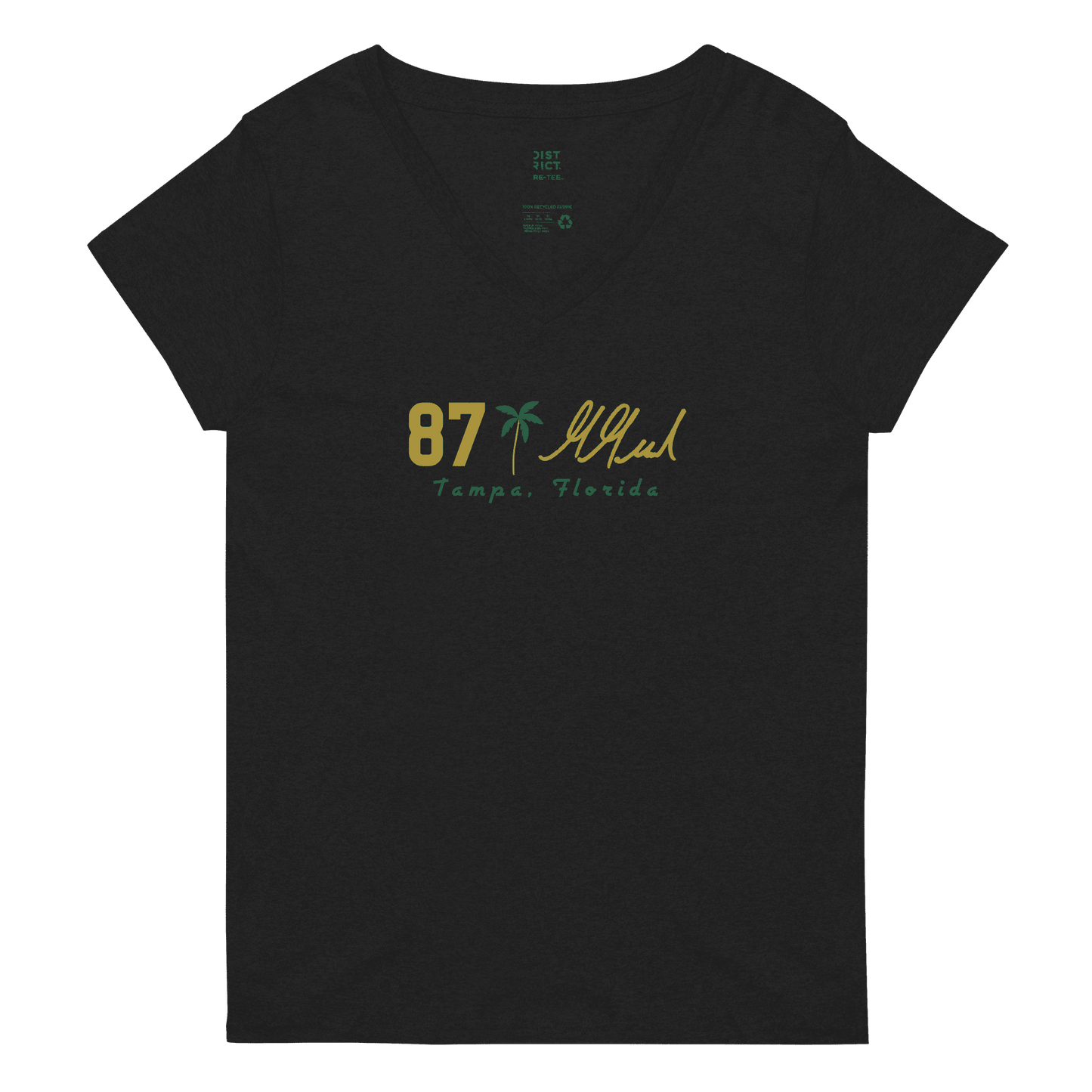 Gunnar Greenwald | Player Patch V-neck T-shirt - Clutch - Clothing
