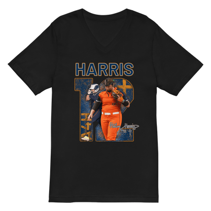 Hailey Harris | Mural V-neck T-shirt - Clutch -