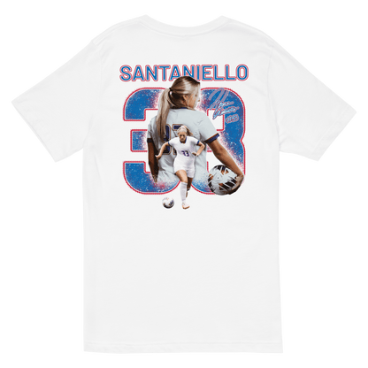 Hope Santaniello | Mural & Patch V-neck T-shirt - Clutch -