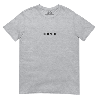 ICONIC | Back Print Classic Cotton T-shirt - Clutch -