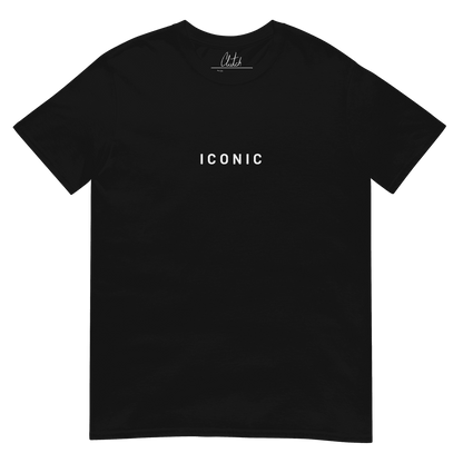 ICONIC | Back Print Classic Cotton T-shirt - Clutch -