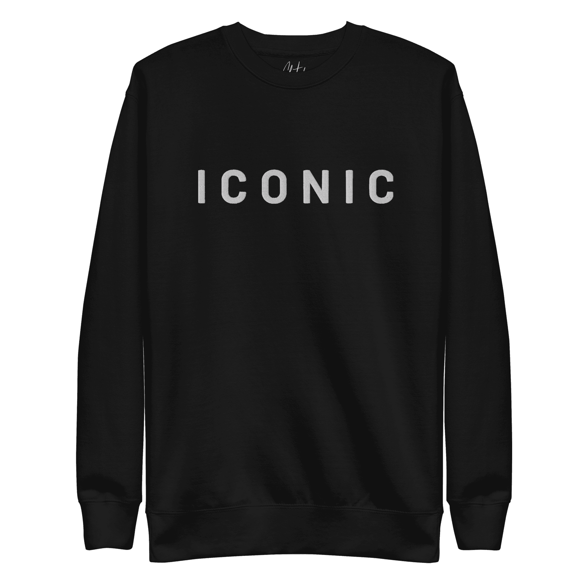 ICONIC | Back Print Crewneck Sweatshirt - Clutch -