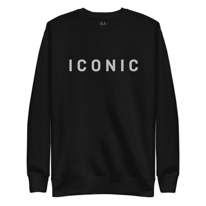 ICONIC | Back Print Crewneck Sweatshirt - Clutch -