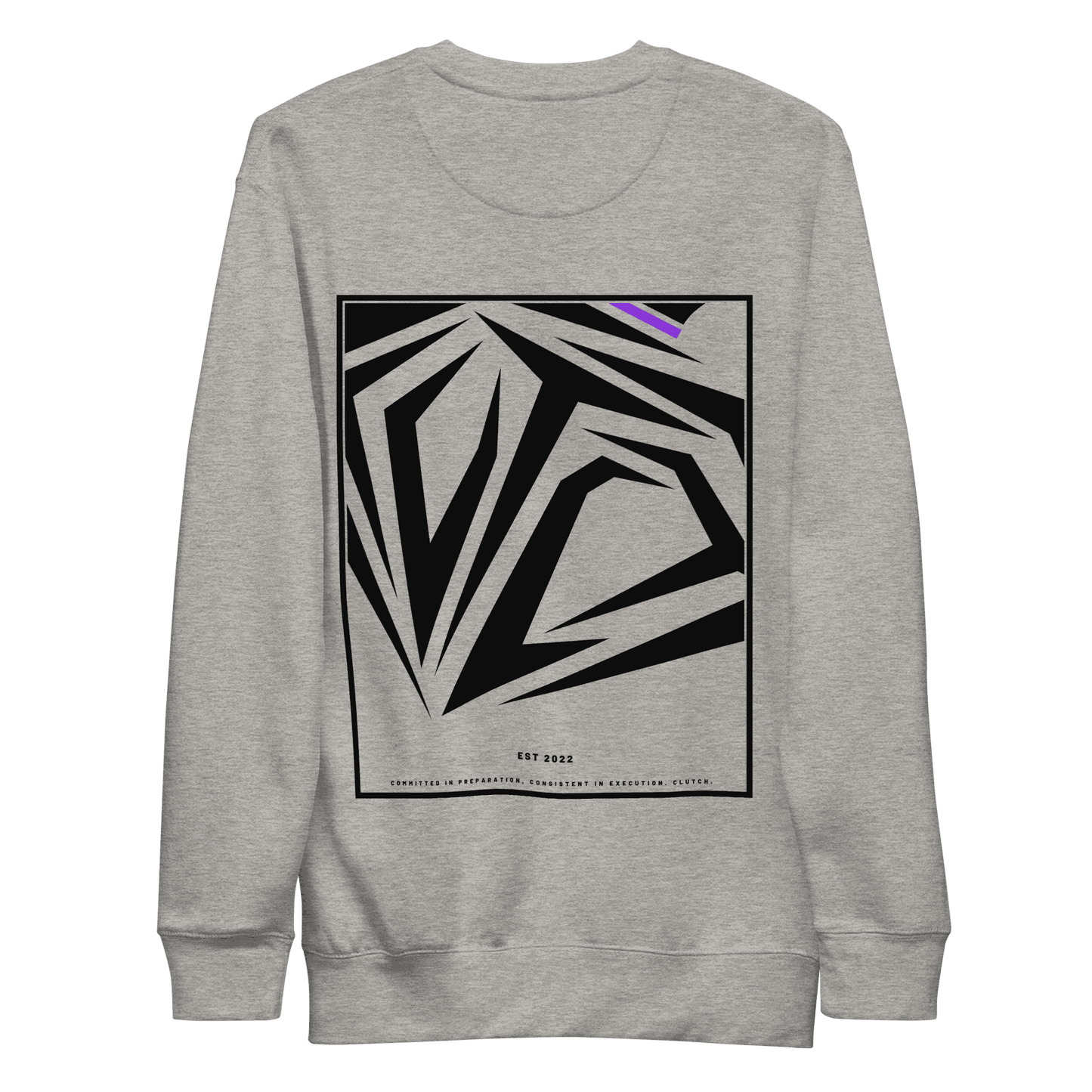 ICONIC | Back Print Crewneck Sweatshirt - Clutch -