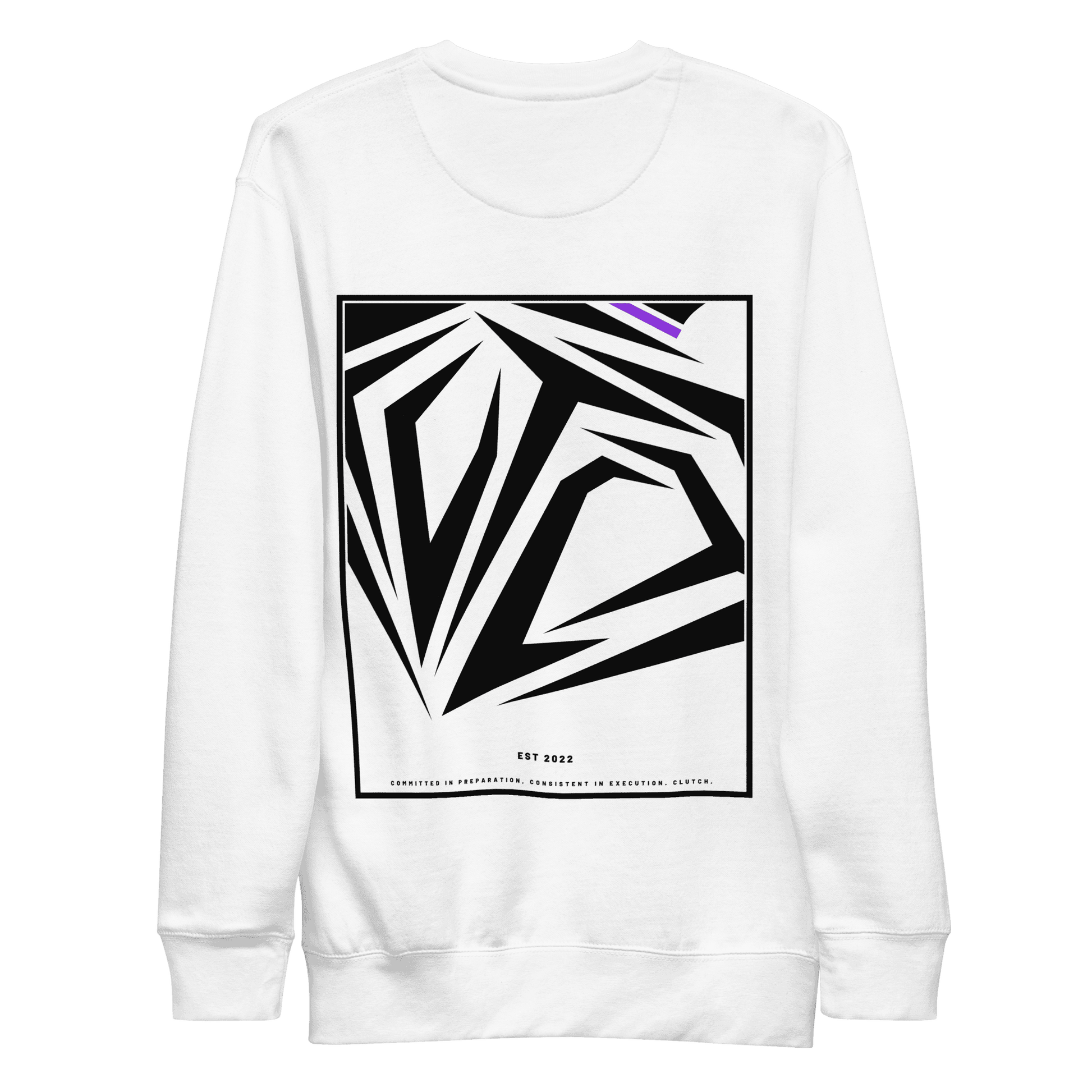 ICONIC | Back Print Crewneck Sweatshirt - Clutch -