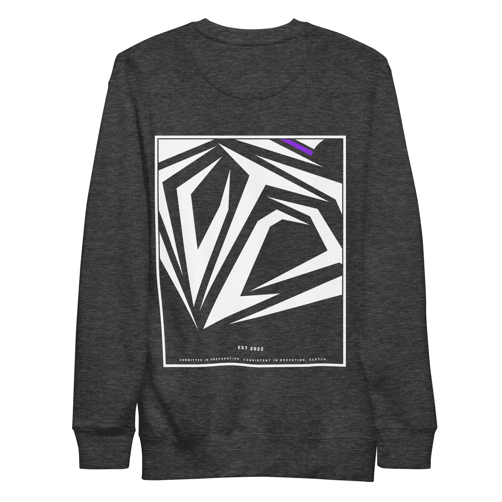 ICONIC | Back Print Crewneck Sweatshirt - Clutch -